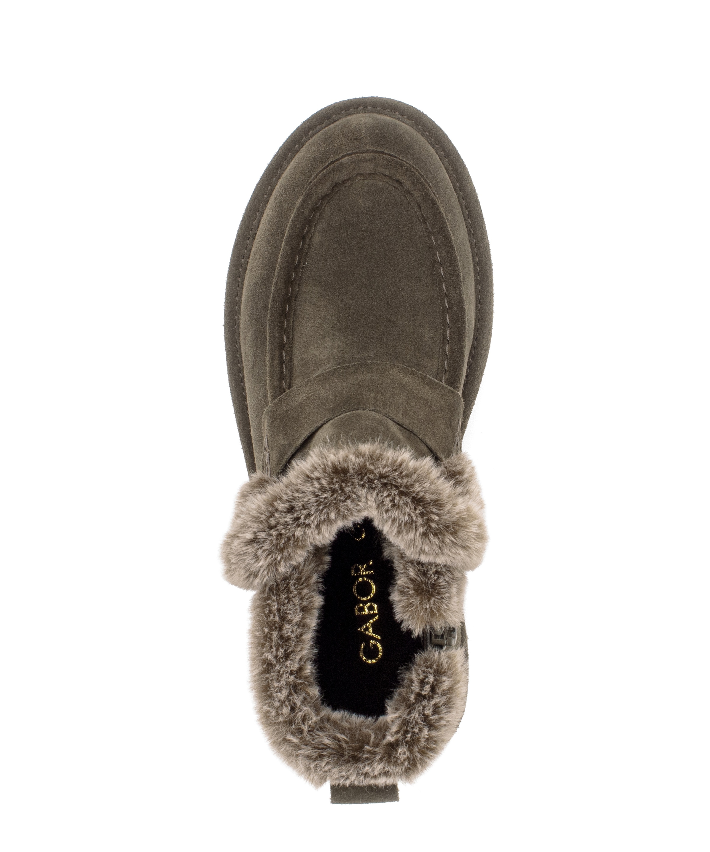 Gabor Winterboots  Plateau, Stiefelette, in angesagter Loafer-Optik, Weite G (= weit)