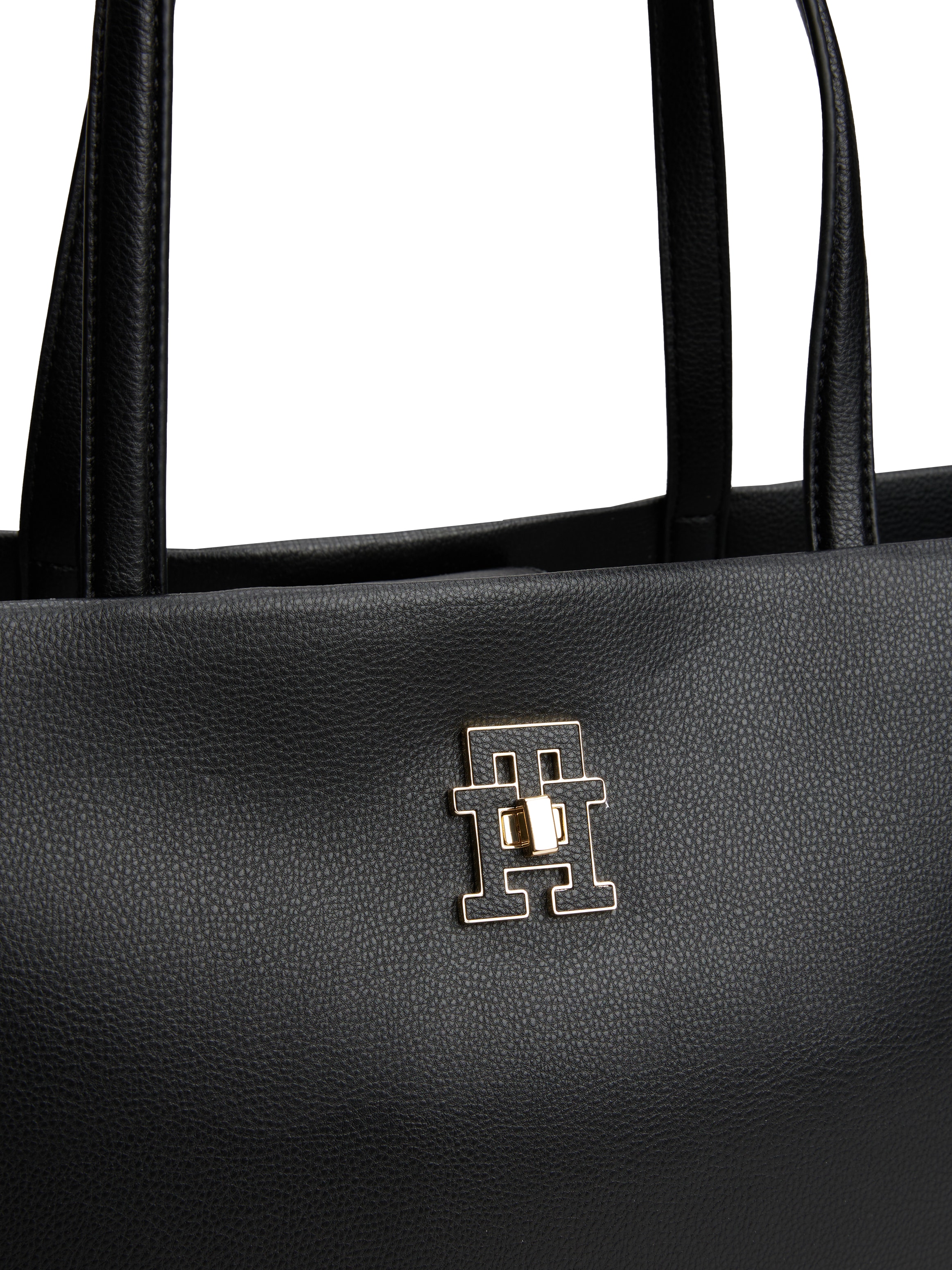 Tommy Hilfiger Tragetasche »TH MODERN TOTE«, Damen Schultertasche, Umhängetasche mit TH-Schmuckelement