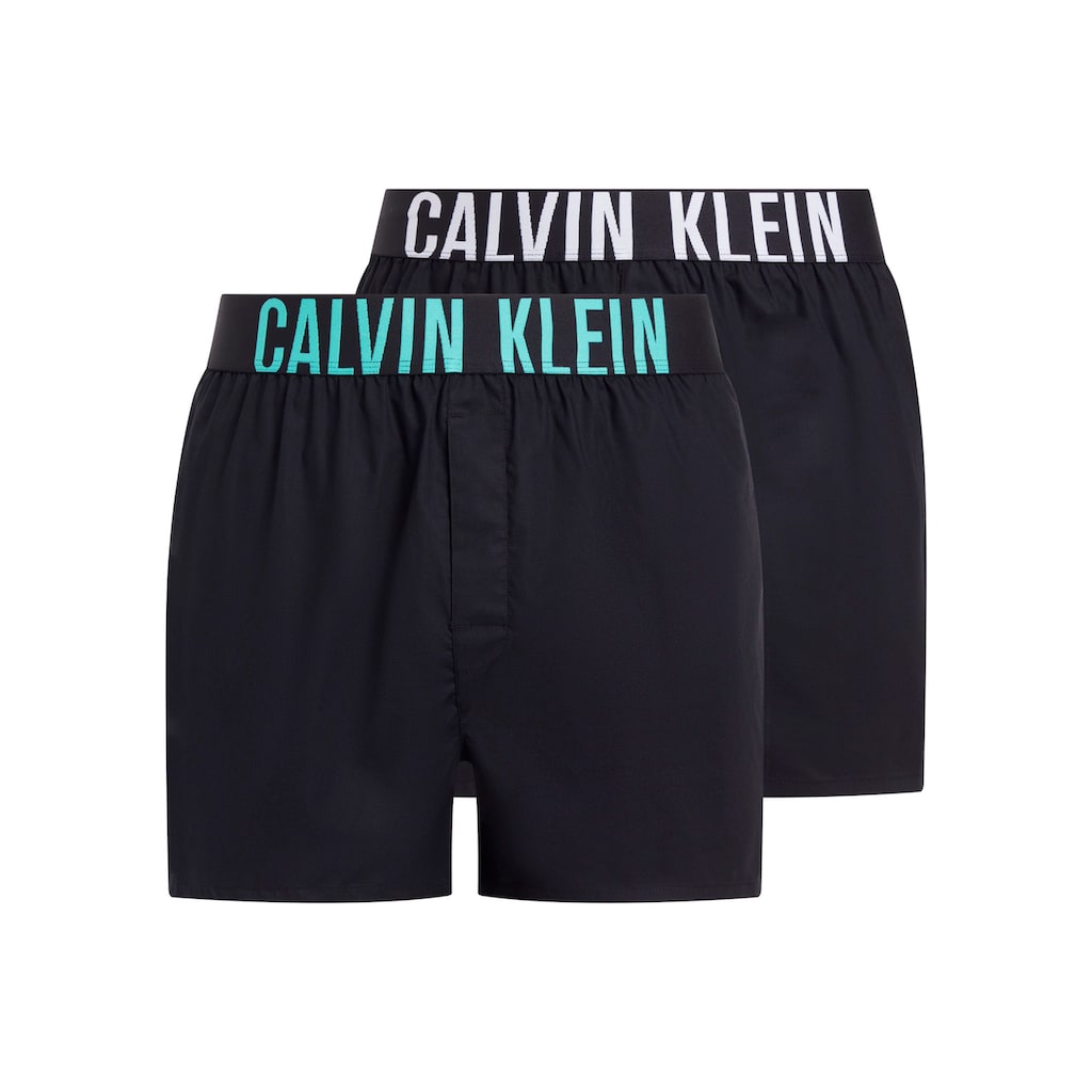 Calvin Klein Underwear Webboxer »BOXER SLIM 2PK«, (Packung, 2 St., 2er)