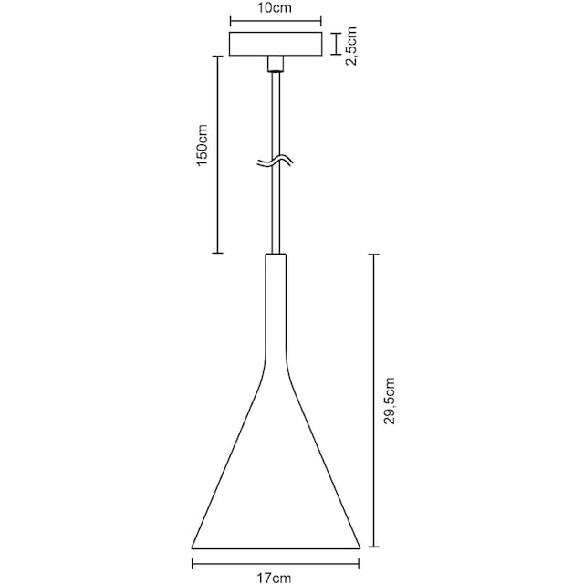 Paco Home Pendelleuchte »CLOUCH«, 1 flammig-flammig, LED, E27, Lampe Für Wohnzimmer  Esszimmer Küche, Höhenverstellbar | BAUR