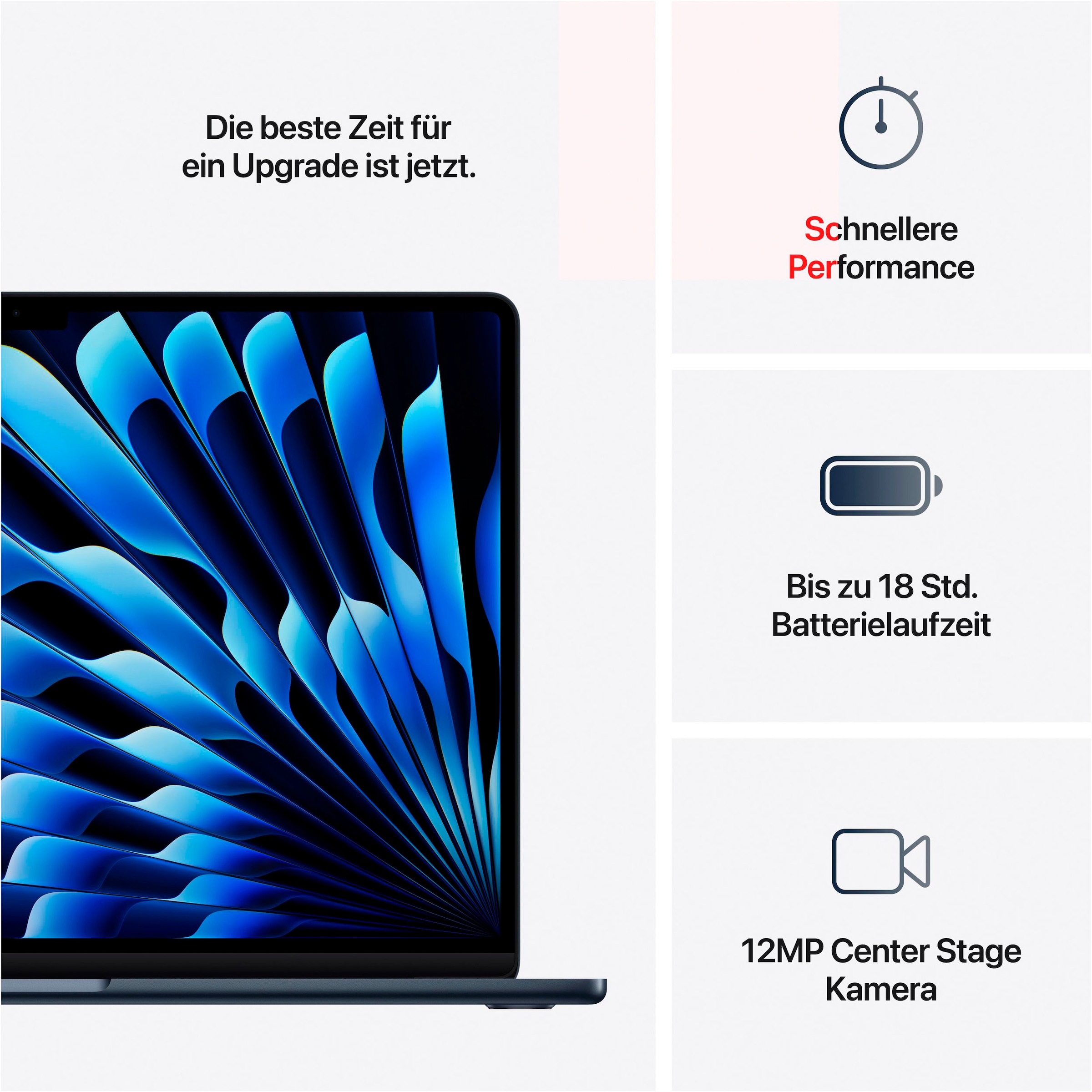 Apple Notebook »MacBook Air 15" CTO«, 38,91 cm, / 15,3 Zoll, Apple, M4, 10-Core GPU, 256 GB SSD