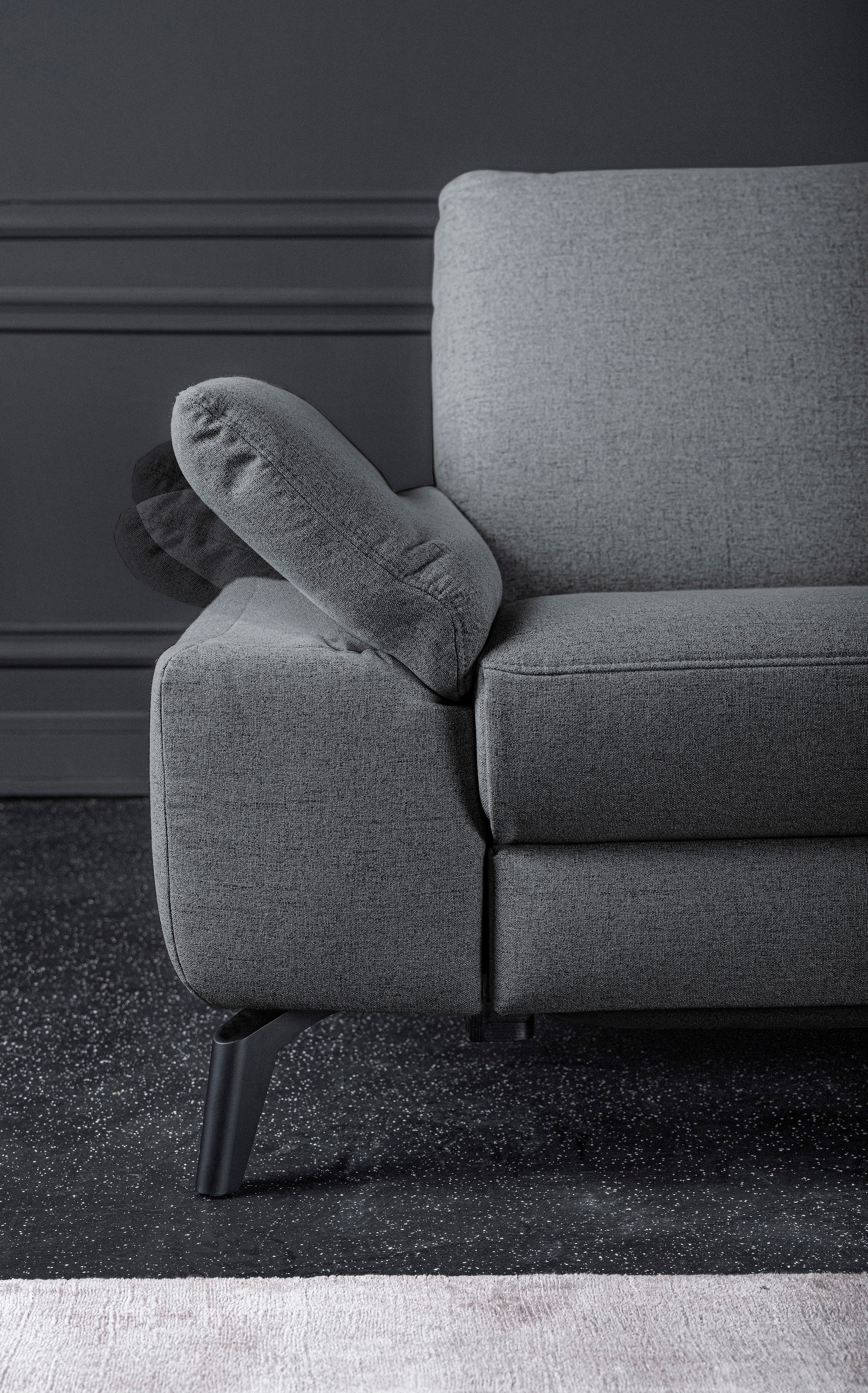 alina Ecksofa, inkl. Kopfstützen, wahlweise mit Relaxfunktion, Breite: 243 cm