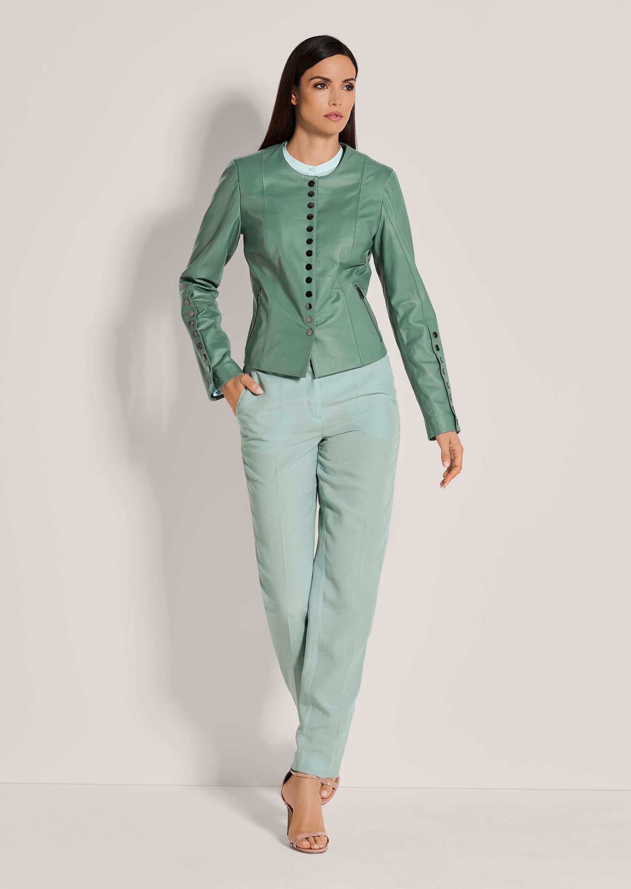 Thumbnail - MADELEINE Lederjacke "Lederjacke Kurze Lederjacke aus Lammnappa"