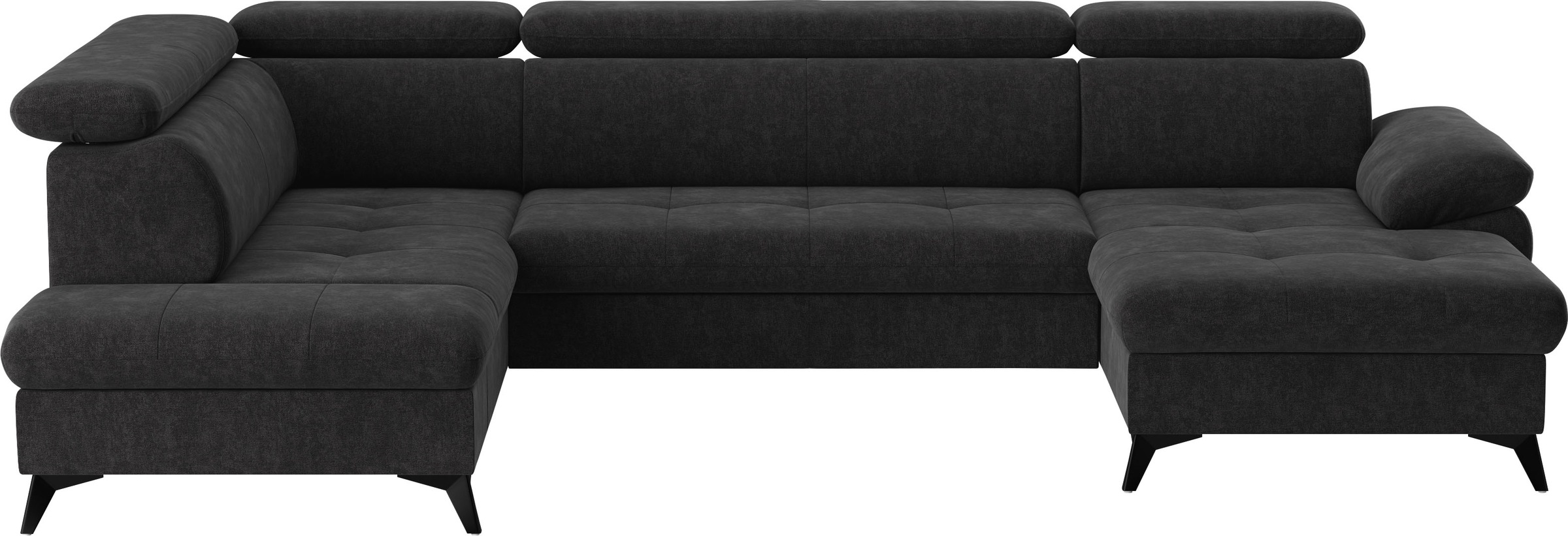 COTTA Wohnlandschaft »Hudson U-Form«, mit Kopfteilverstellung, wahlweise mit Bettfunktion & Bettkasten