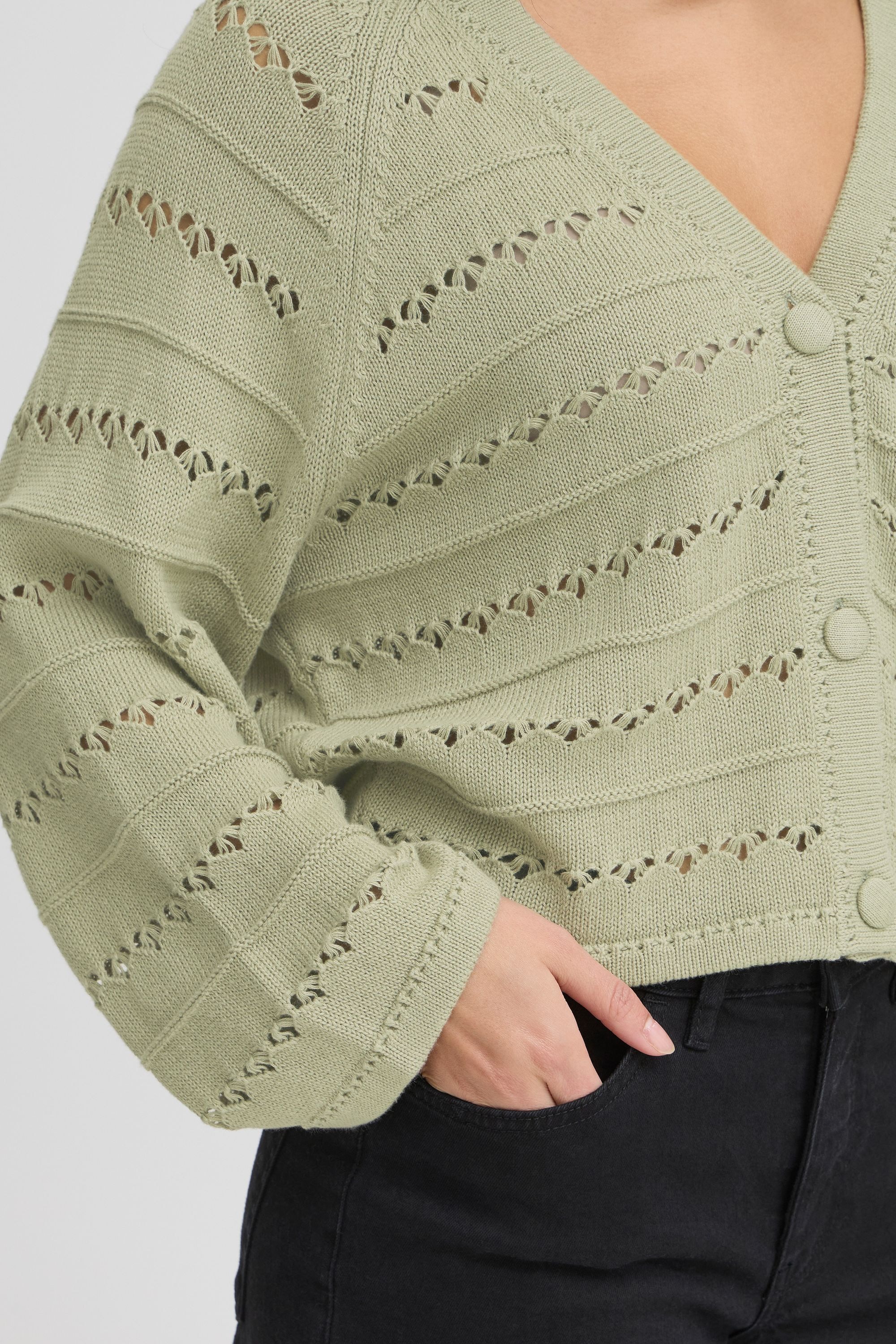 Ichi Strickjacke »Strickjacke IHLALUHA«