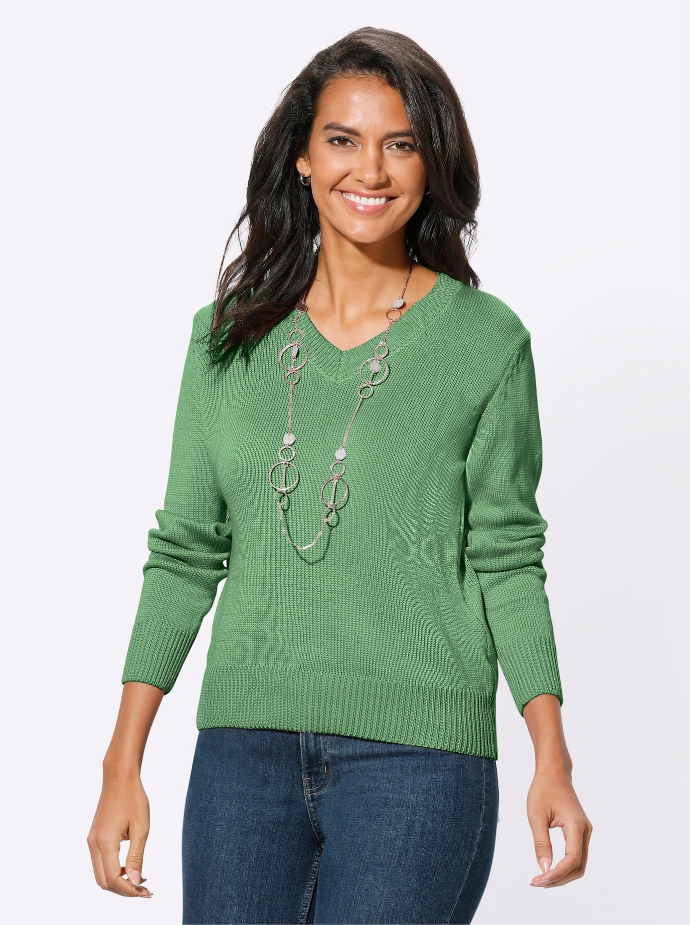 Casual Looks V-Ausschnitt-Pullover »Pullover«