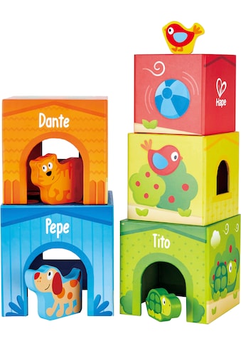 Hape Stapelspielzeug »Pepe&Friends Stapeltu...