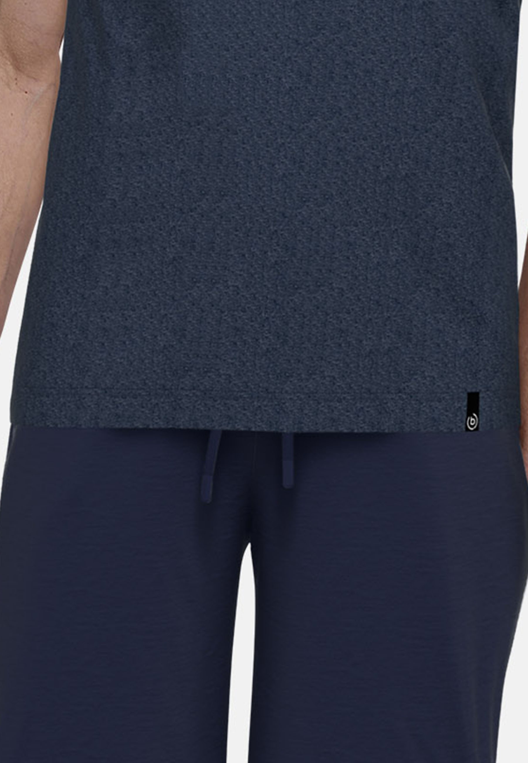 Thumbnail - bugatti Shorty "Turin" 2 tlg. V-Ausschniitt, Kurzarm, kurze Hose, mit Logo, Baumwollmix