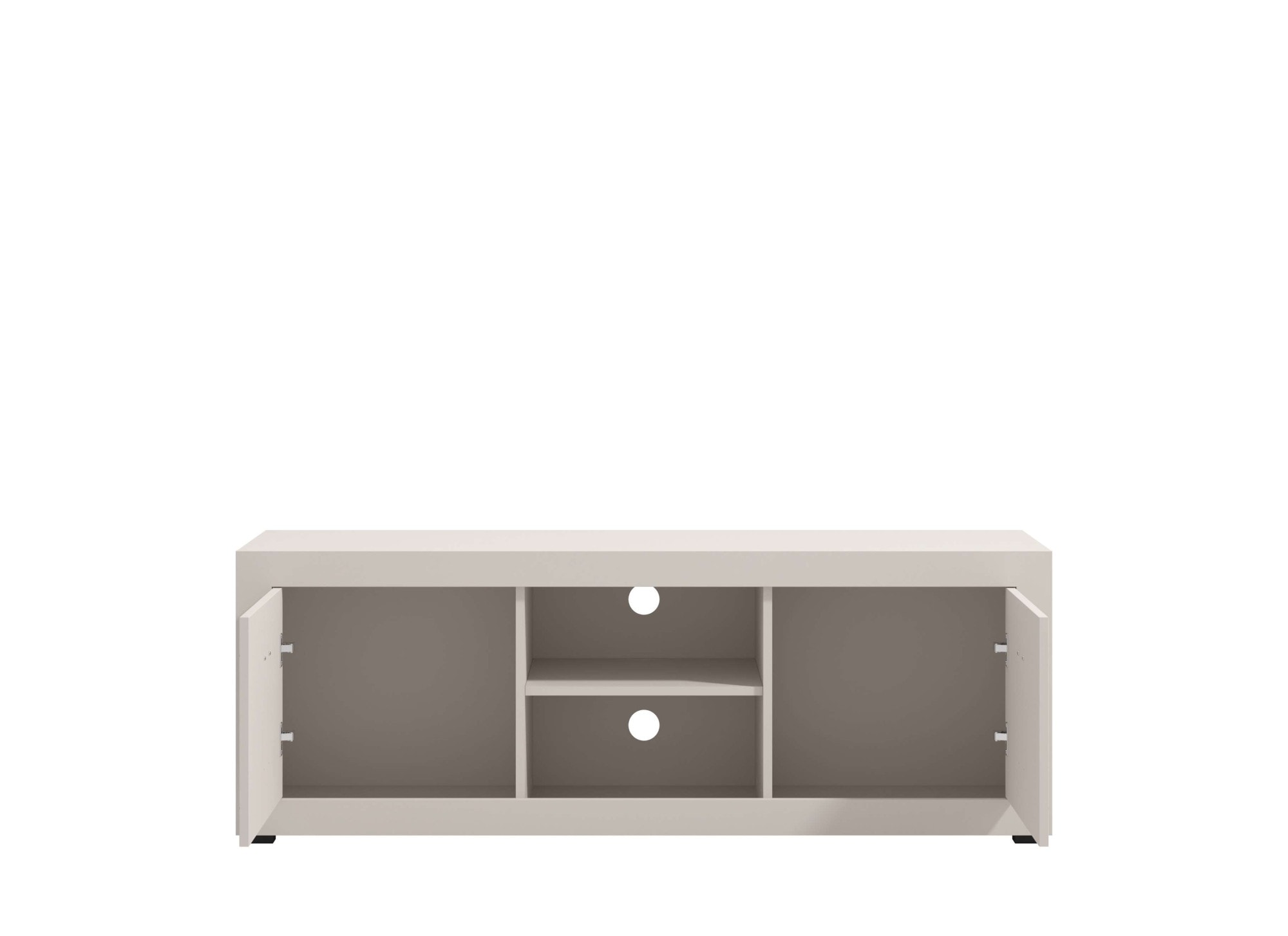 Home affaire Lowboard »Warwick TV-Board, TV-Kommode, TV-Schrank, TV-Unterschrank, TV-Möbel« Elegantes Lowboard in Kaschmir mit viel Stauraum, Heißfolienprägung