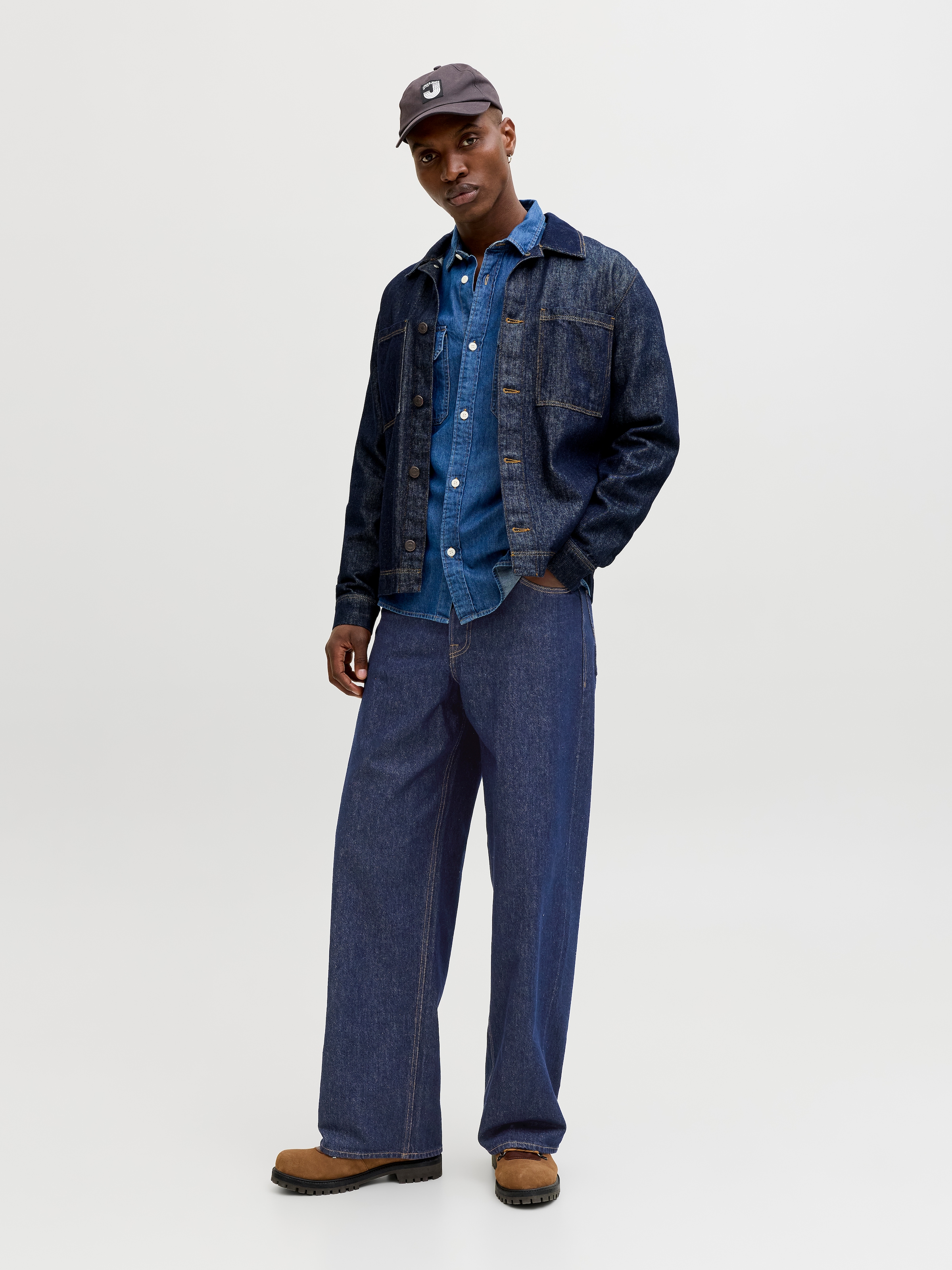 Jack & Jones Relax-fit-Jeans »JJIDAVE JJORIGINAL SQ 081 SN«