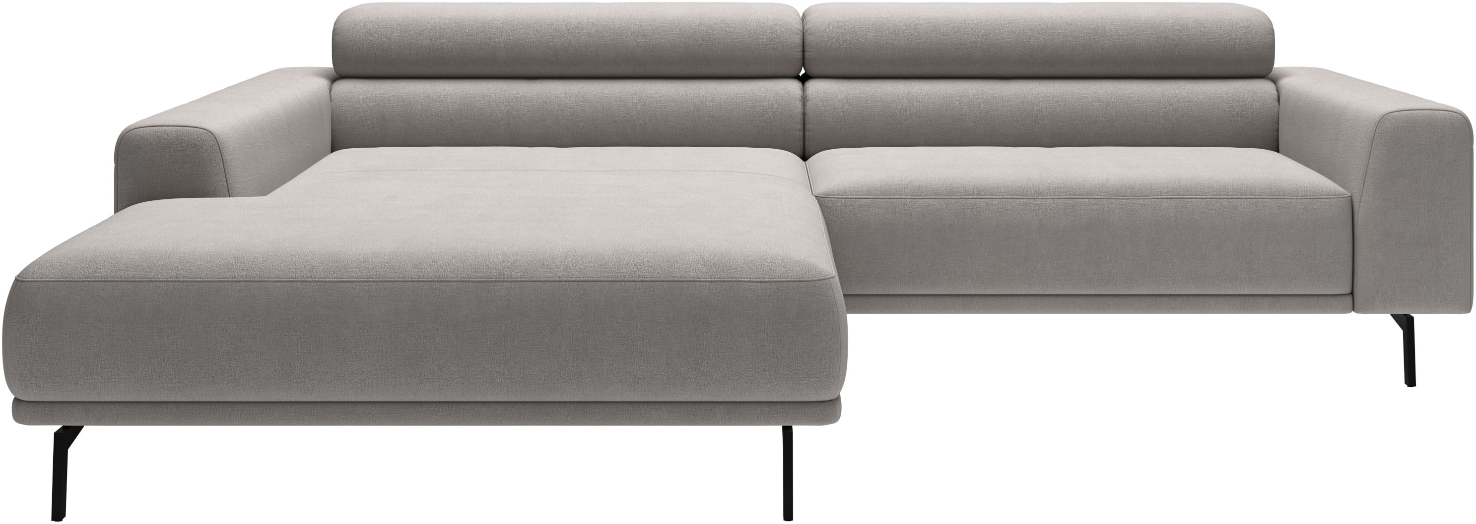 SCHÖNER WOHNEN-Kollektion "Tossa, Modernes Design trifft smarte Funktione, Breite 258 cm" Motorischer Sitzvorzug, Kopfteil-Funktion & Saugroboter-Höhe