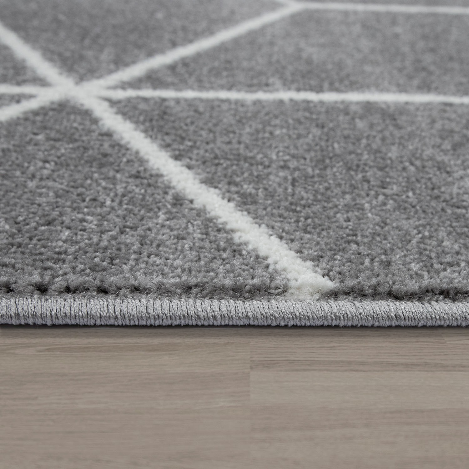 Paco Home Teppich »Stella 402«, rechteckig, 16 mm Höhe, Kurzflor, Scandi Design, geometrisches Muster