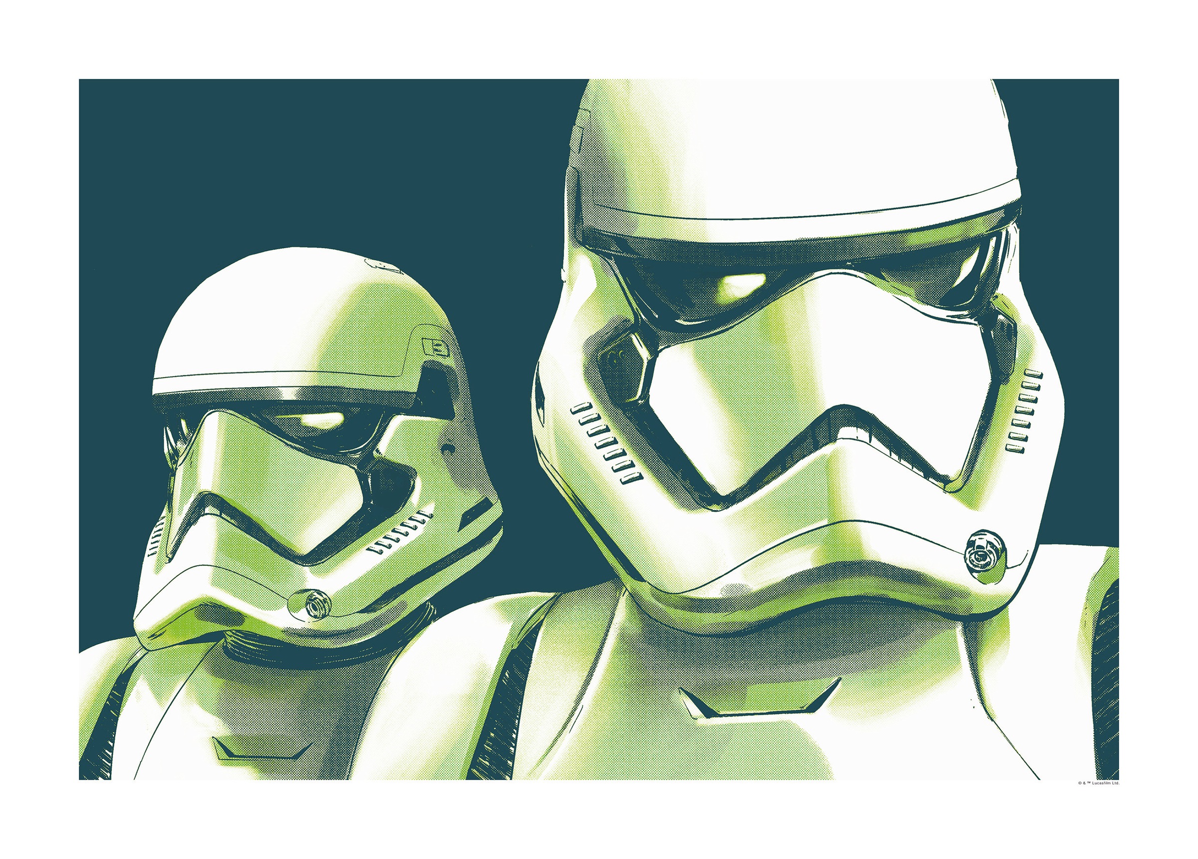 Komar Poster "Star Wars Faces Stormtrooper", Star Wars, (1 St.), Kinderzimmer, Schlafzimmer, Wohnzimmer