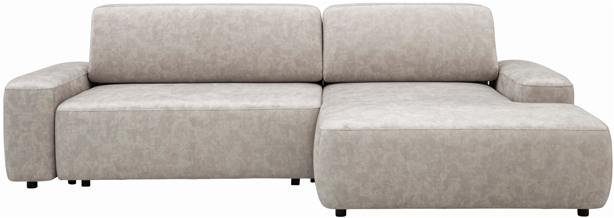 INOSIGN Ecksofa »TORGE (264cm), Schlafsofa in Cord, Samtvelours o Struktur fein, L-Form«, Schlaffunktion, Bettkasten, Liegefläche: 125/210 cm