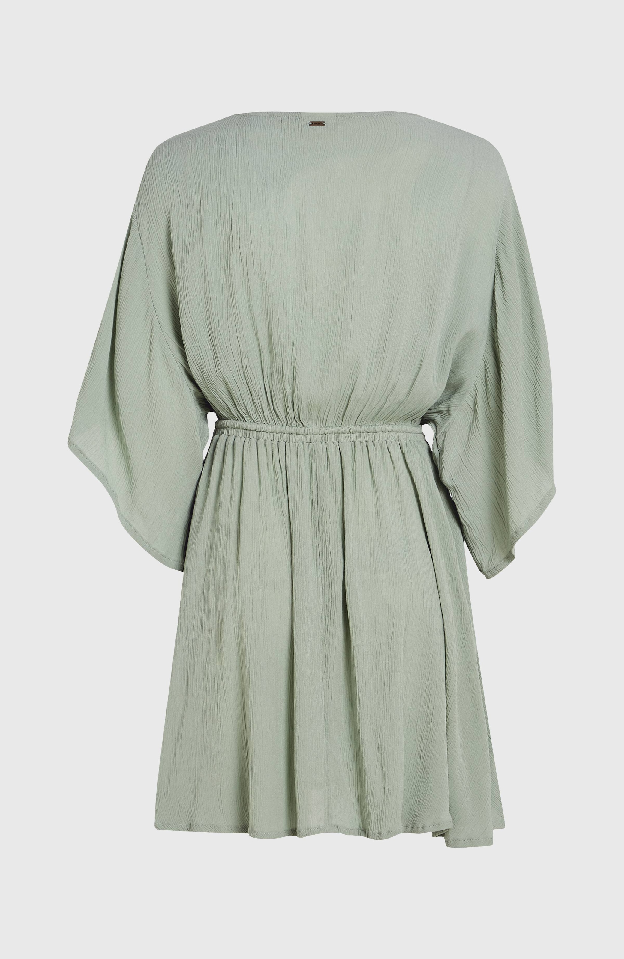 O'Neill Strandkleid »ESSENTIALS TOKEENA COVER UP« mit Kordelzug mit Quasten, aus Viskose, lockerer Schnitt