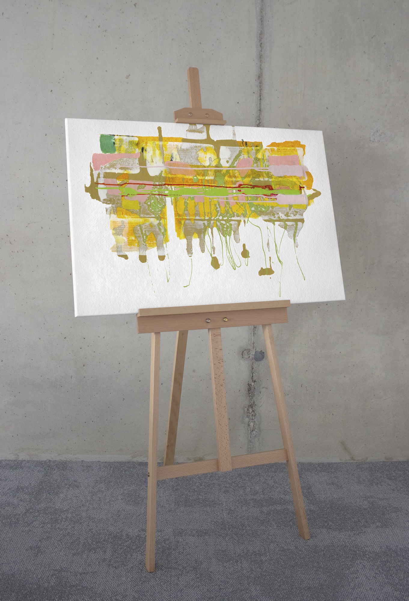 Thumbnail - Komar Leinwandbild "Welcome Amy - Größe 60 x 90 cm" Natur 1 Stk. tlg. Keilrahmenbild mi Echtholzrahmen