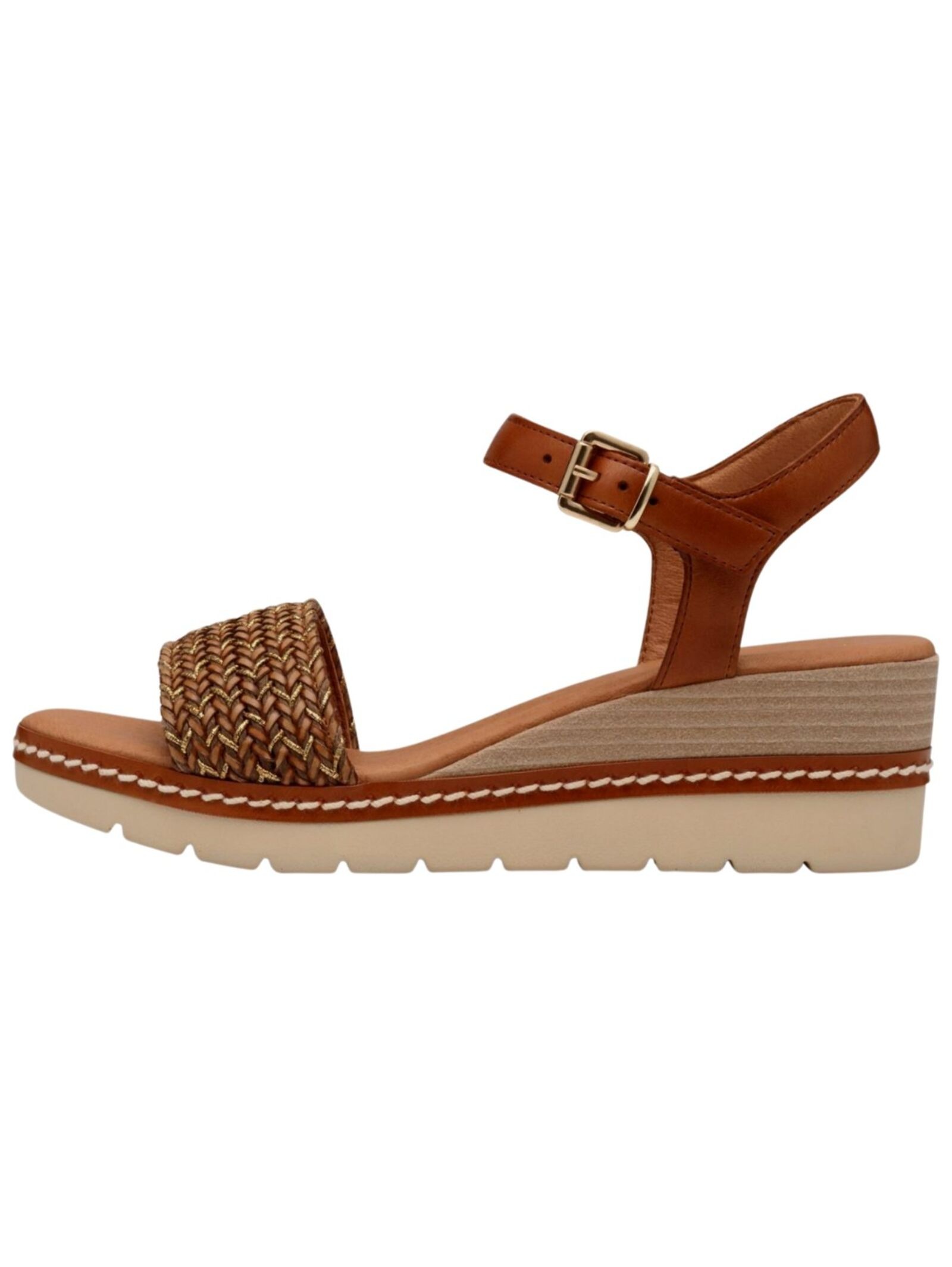 MARCO TOZZI Keilsandalette »Marco Tozzi Sandalen Leder/Textil«