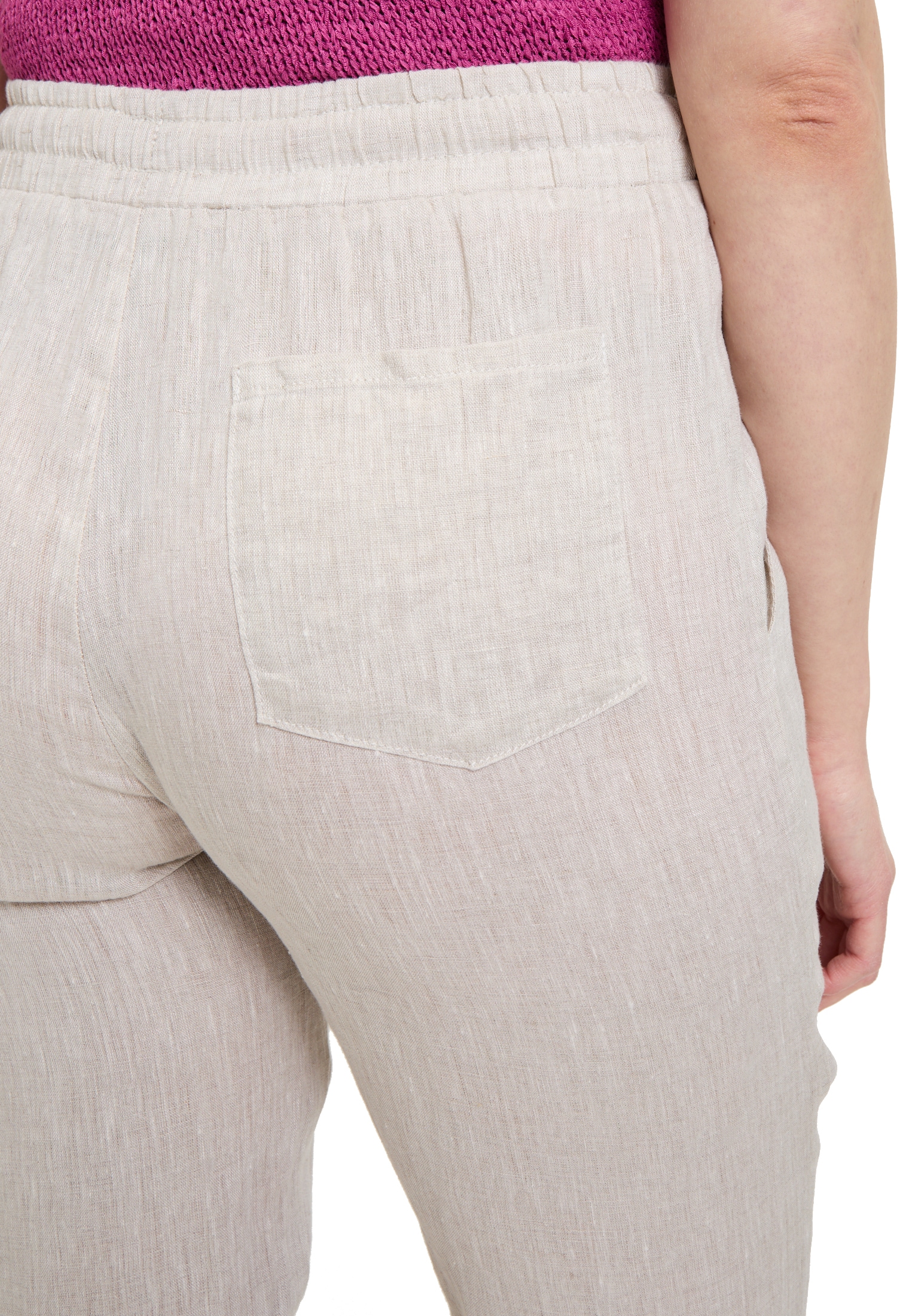 Cartoon Leinenhose »Cartoon Leinenhose mit Tunnelzug«, Material