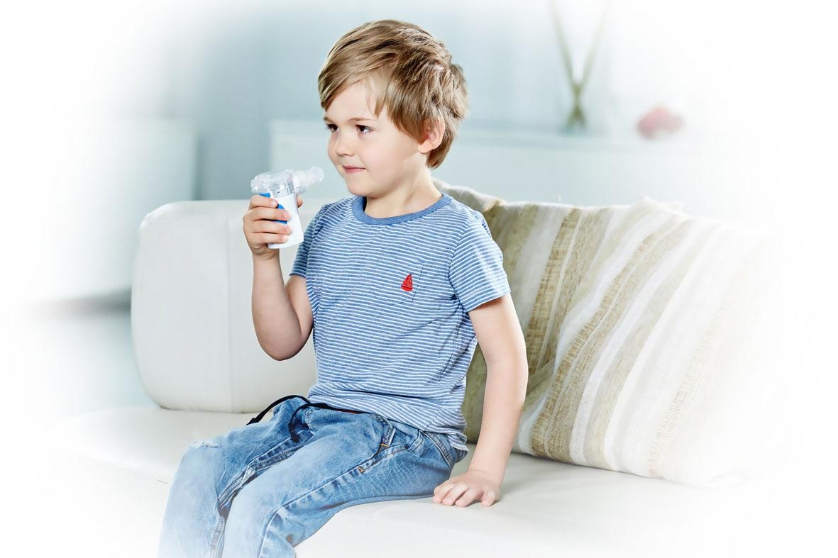 promed Inhalationsgerät »INH-2.1 Ultraschall-Inhalator«, ideal für unterwegs