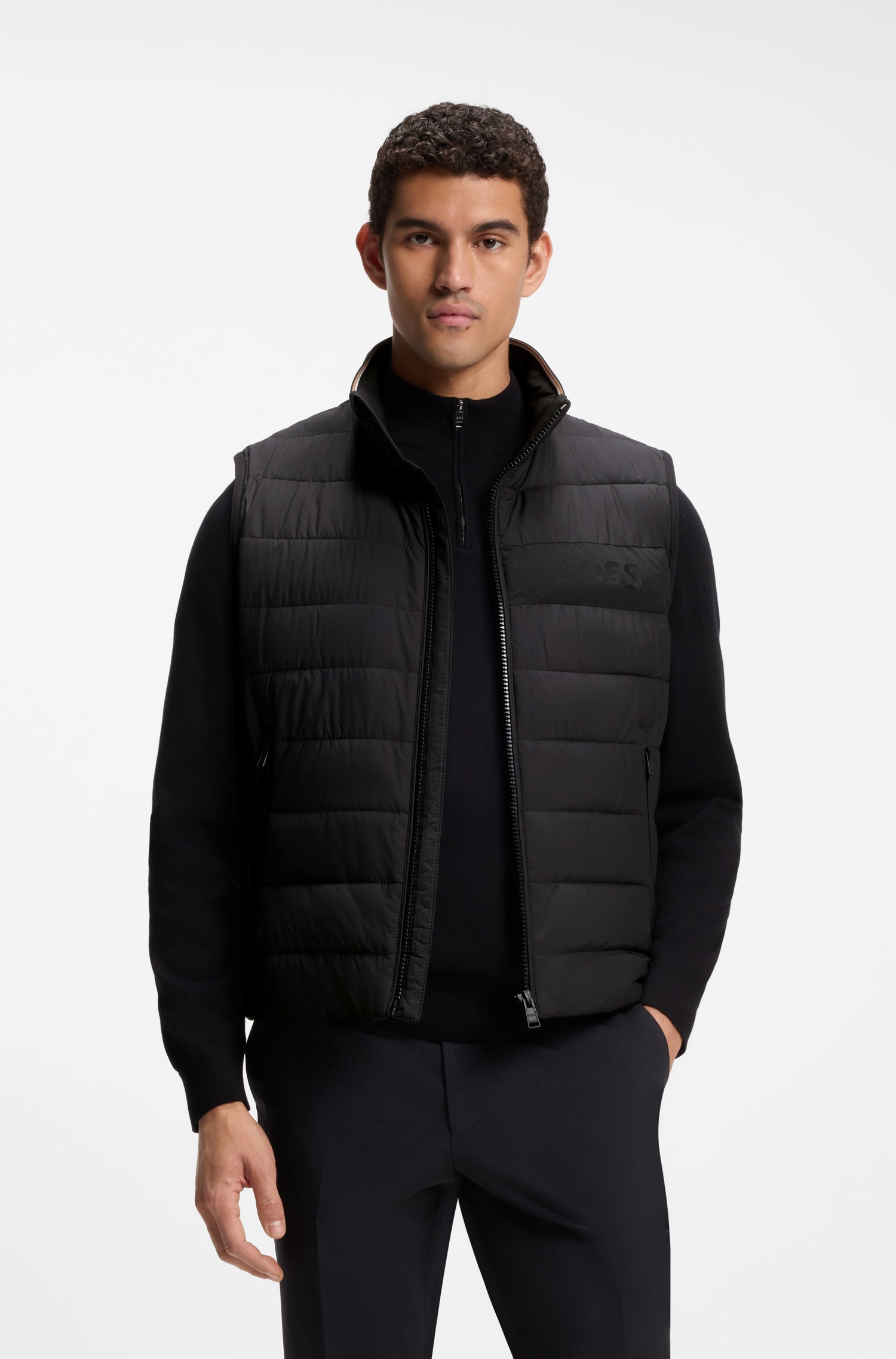 BOSS Steppweste "Cenito Premium Menswear" für die Übergangszeit, regular fit