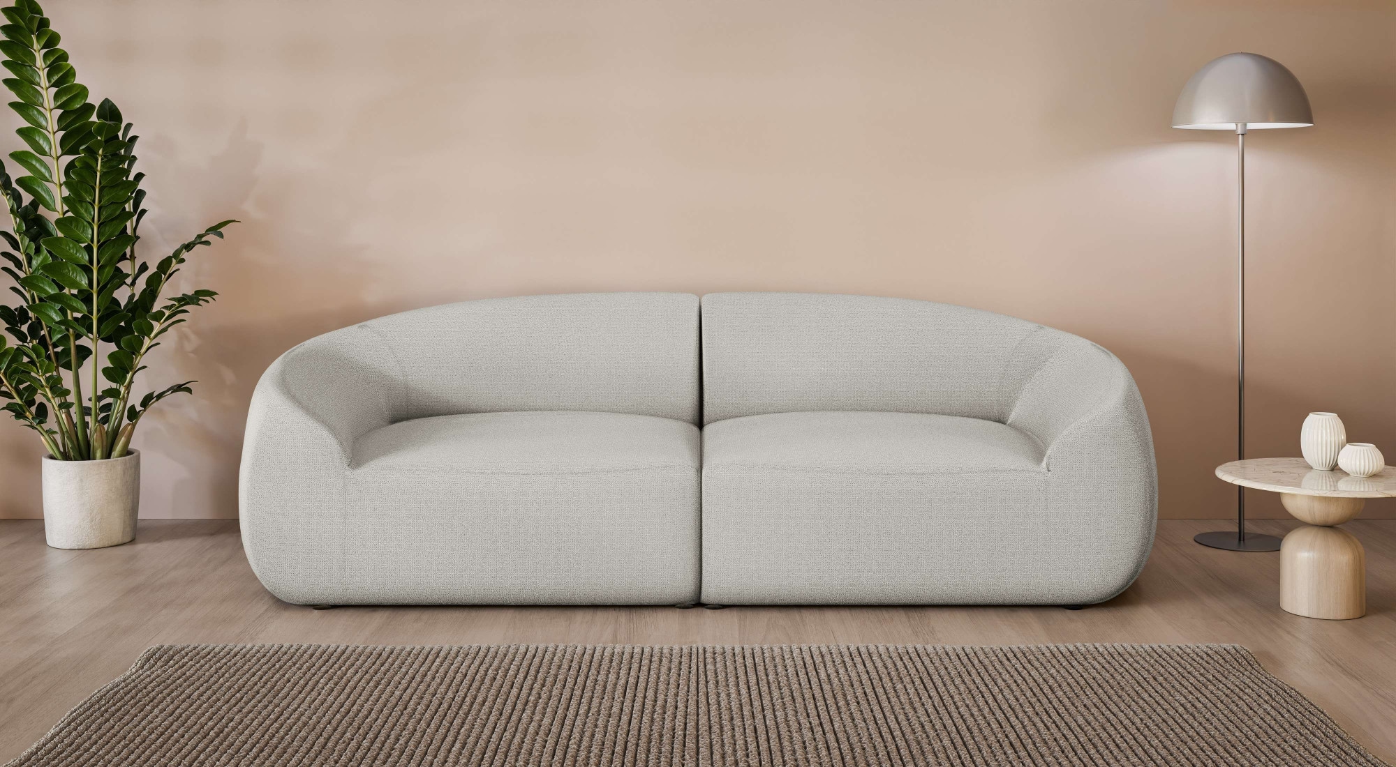 LeGer Home by Lena Gercke Big-Sofa "YANI, Designersofa, organische Form, Ma günstig online kaufen