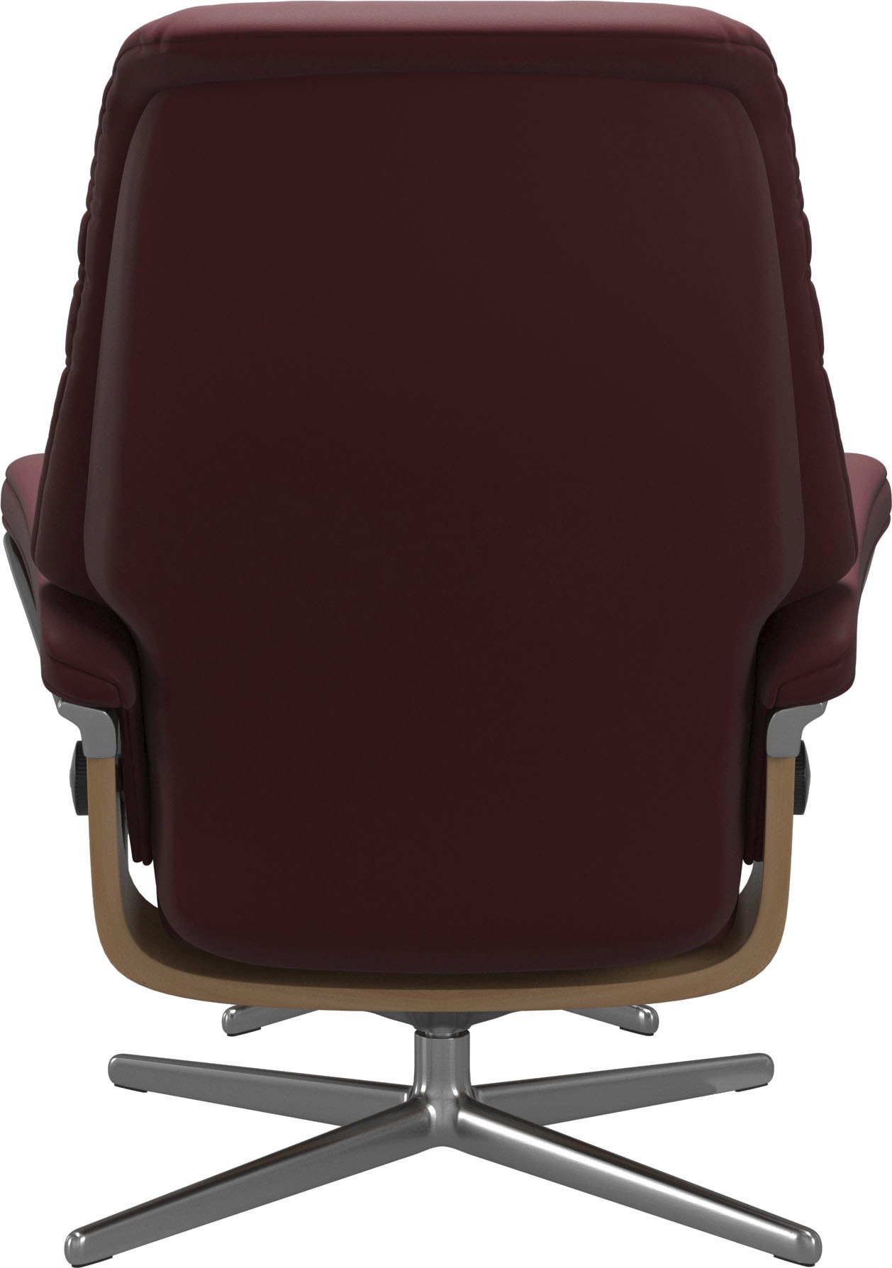Thumbnail - Stressless Relaxsessel "Sunrise", (Set, Relaxsessel mit Hocker), mit Hocker, mit Cross Base, Größe S, M & L, Holzakzent ...