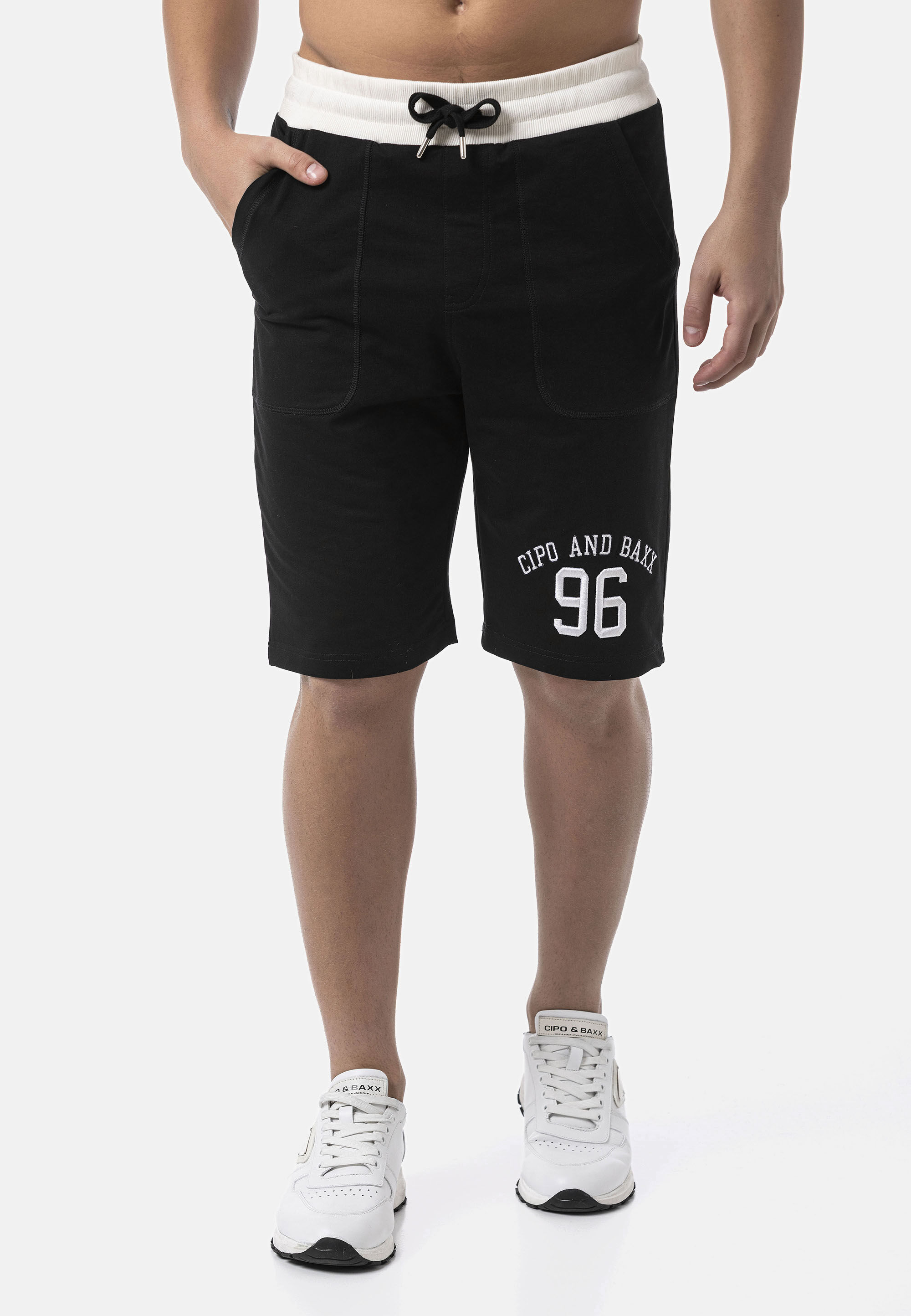 Cipo & Baxx Jogginghose "CK300" elastischer Bund mit Kordelzug