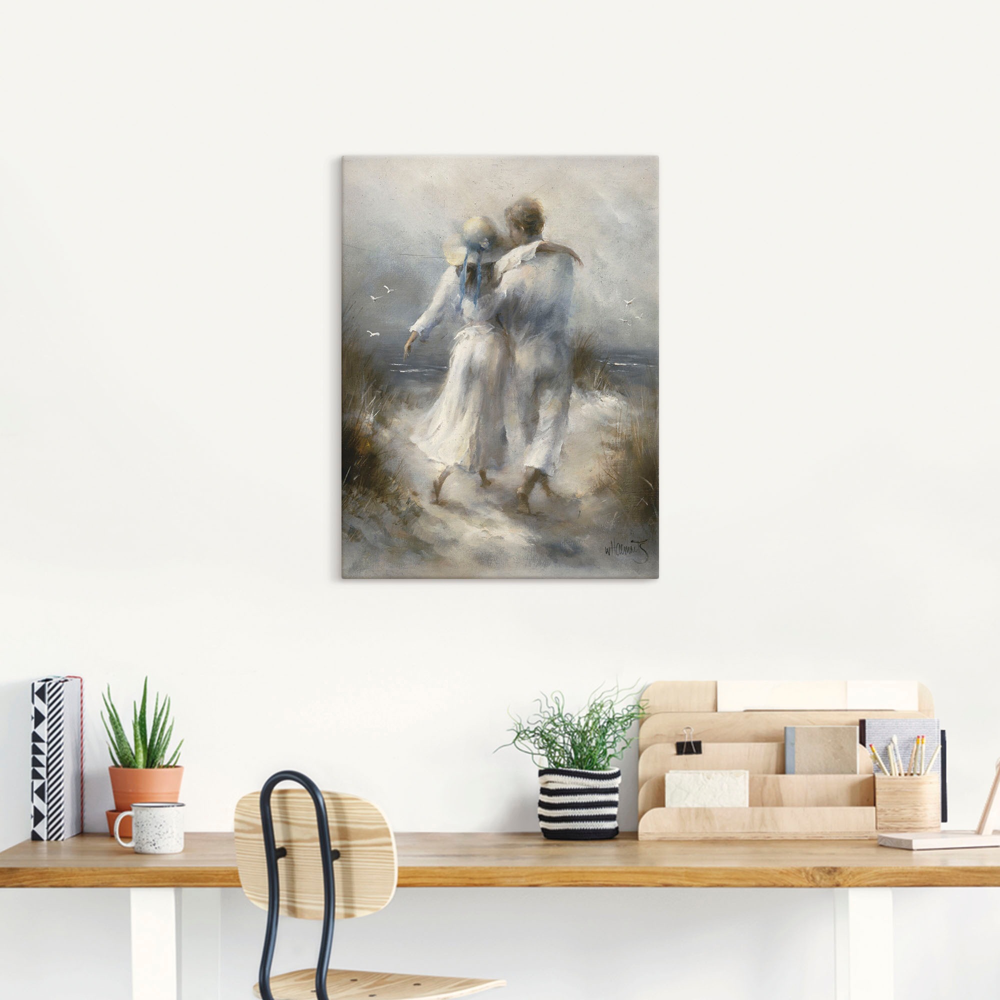 Artland Wandbild "Romantik" Paar 1 Stk. tlg. als Leinwandbild, Poster in ve günstig online kaufen