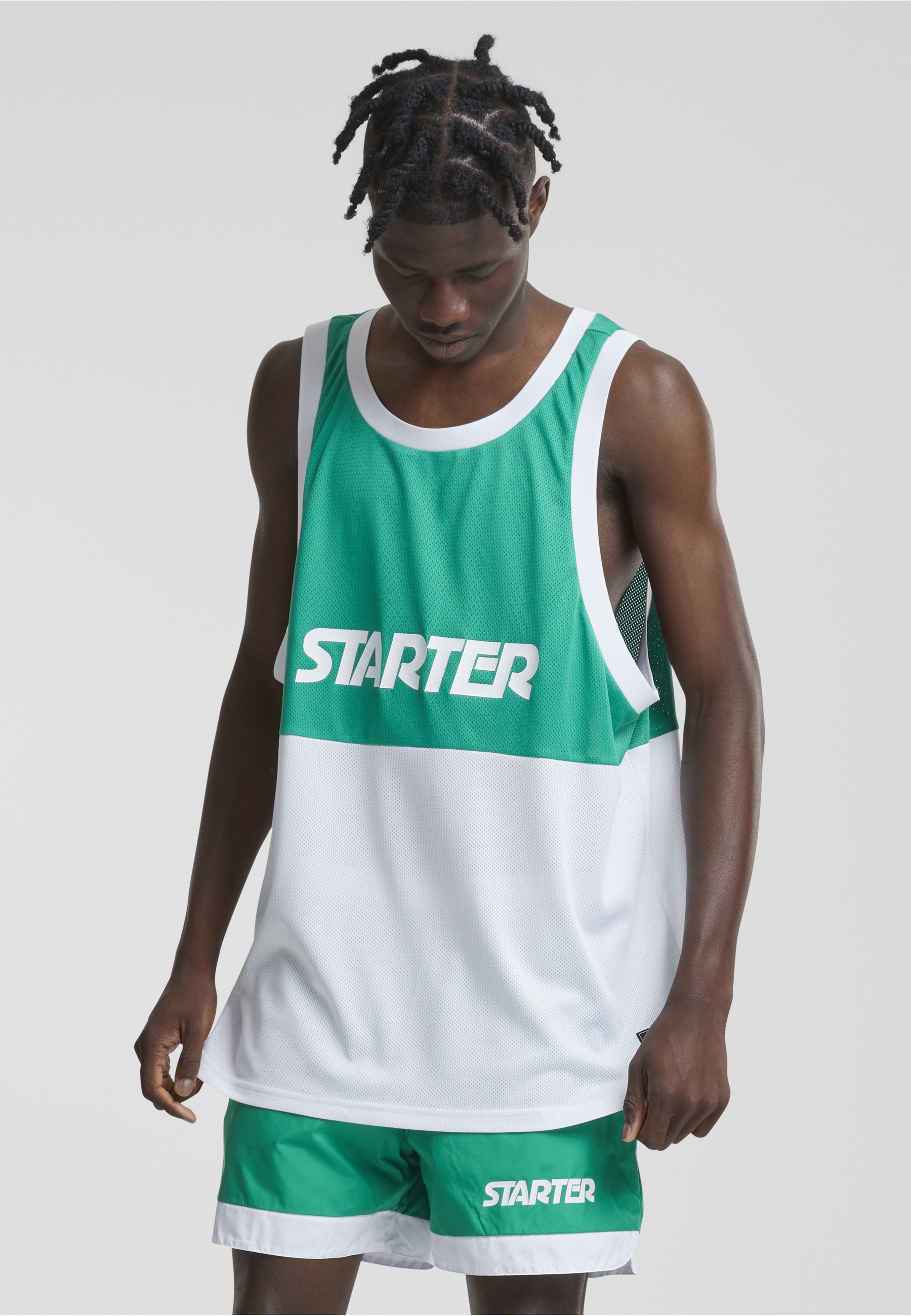 Starter Black Label Tanktop »Starter Black Label Herren Starter Split Mesh Tank Top« 1 Stk.