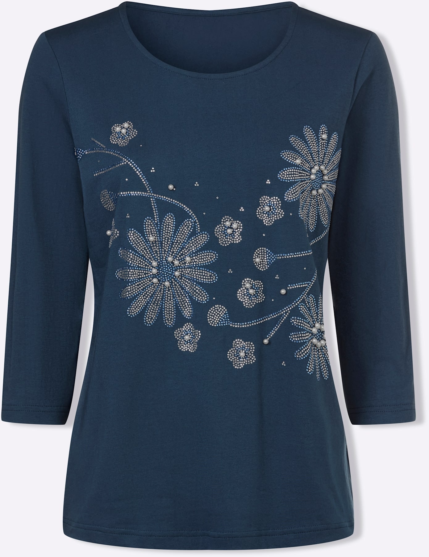 Lady 3/4-Arm-Shirt »Rundhals-Shirt« 1 tlg.