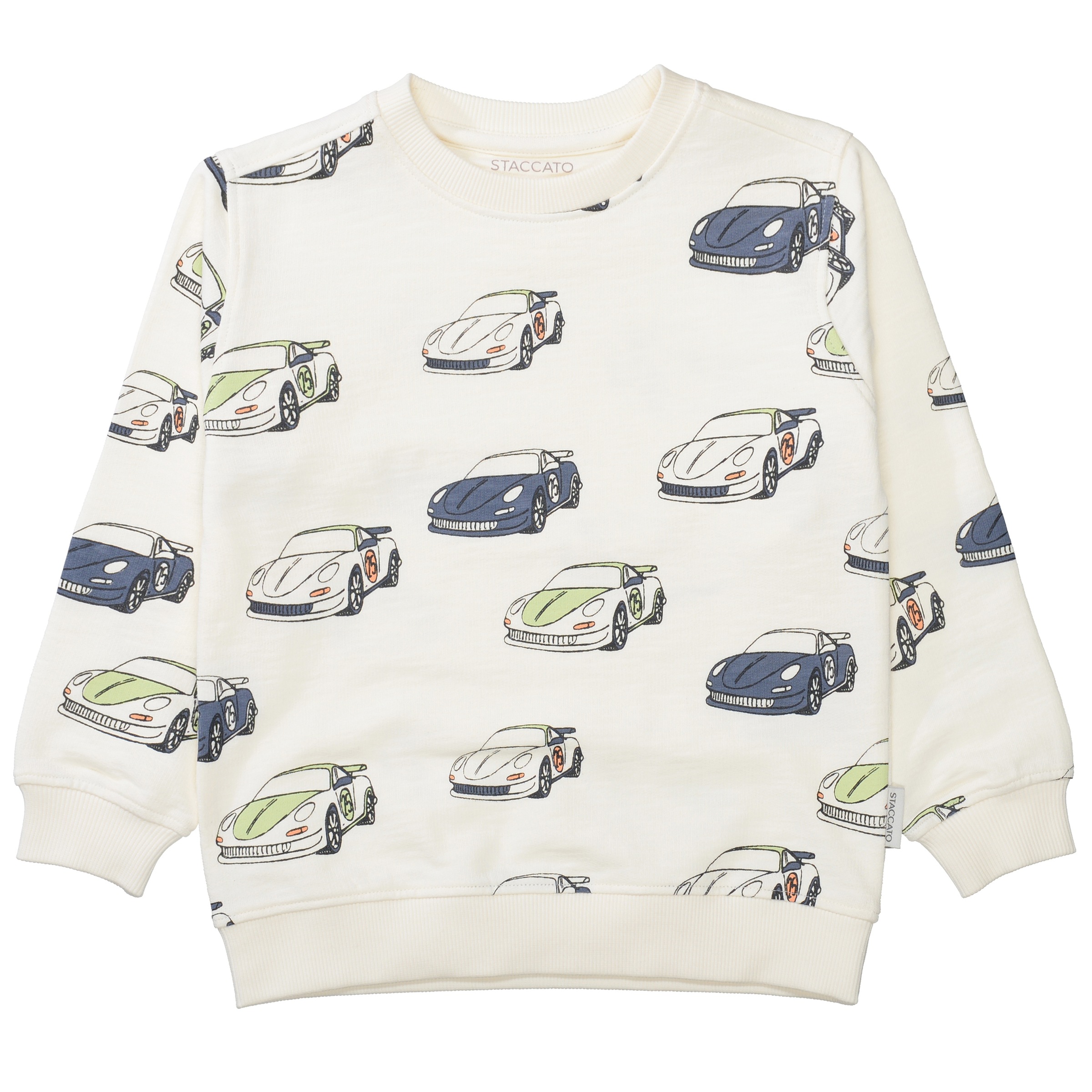 Thumbnail - STACCATO Sweatshirt, 2 tlg. 2er Pack, Auto-Motive und Zahlenprint für Boys