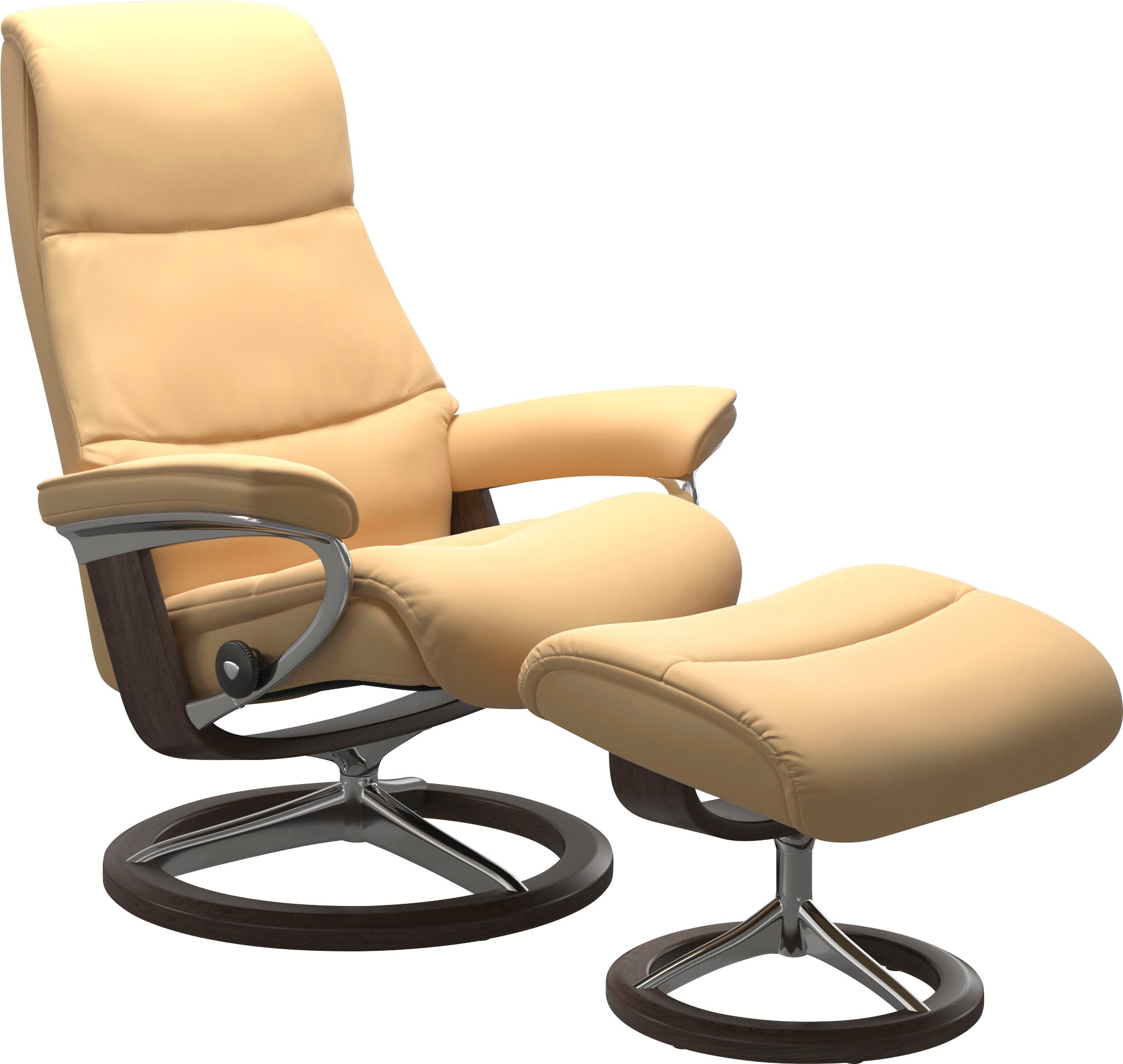 Stressless "View" Set, Relaxsessel mit Hocker, mit Signature Base, Größe M, günstig online kaufen