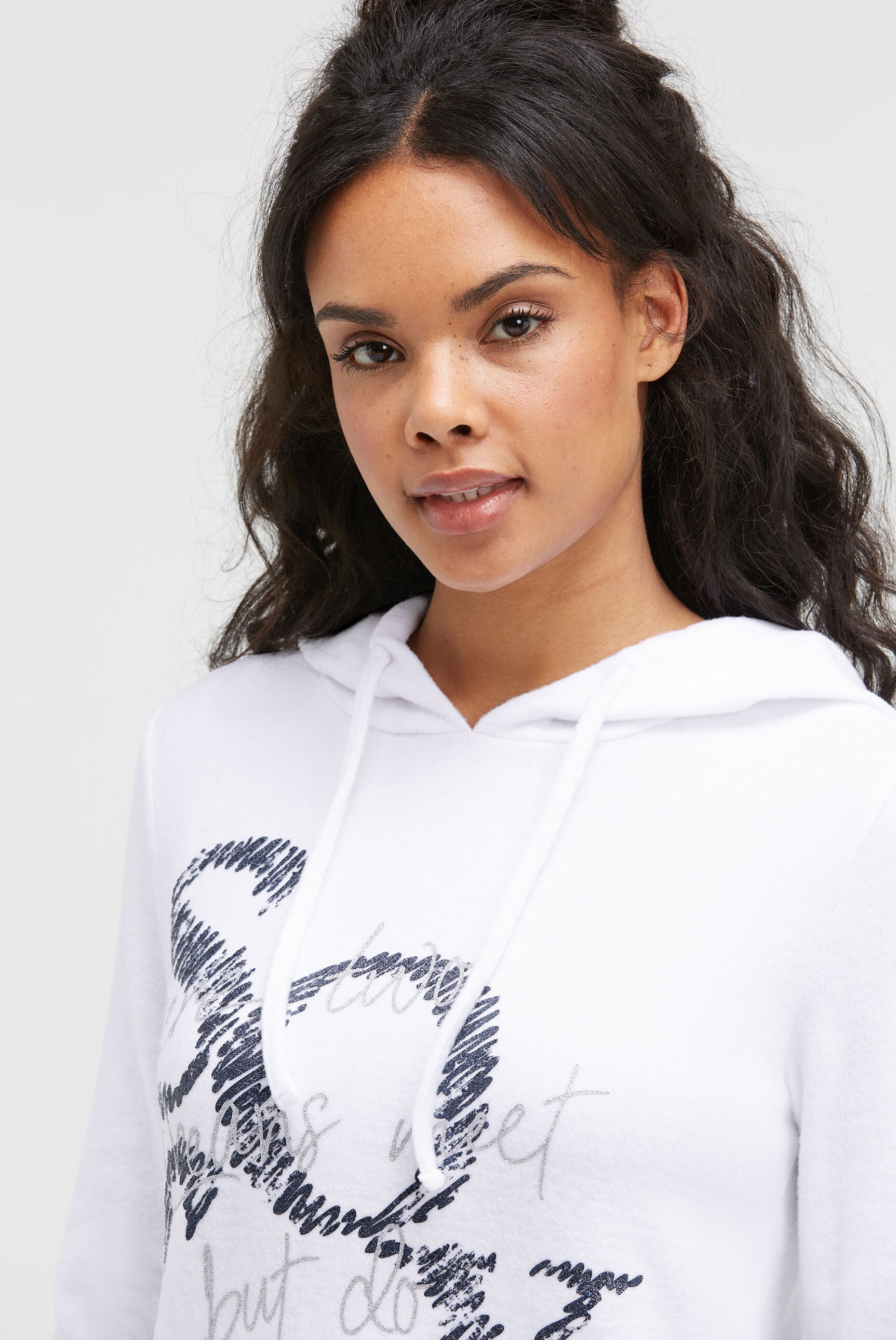 SOCCX Kapuzenpullover aus Flauschstrick