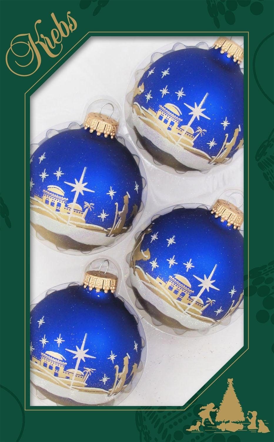 Weihnachtsbaumkugel »Bethlehem, Weihnachtsdeko, Christbaumschmuck, Christbaumkugeln...