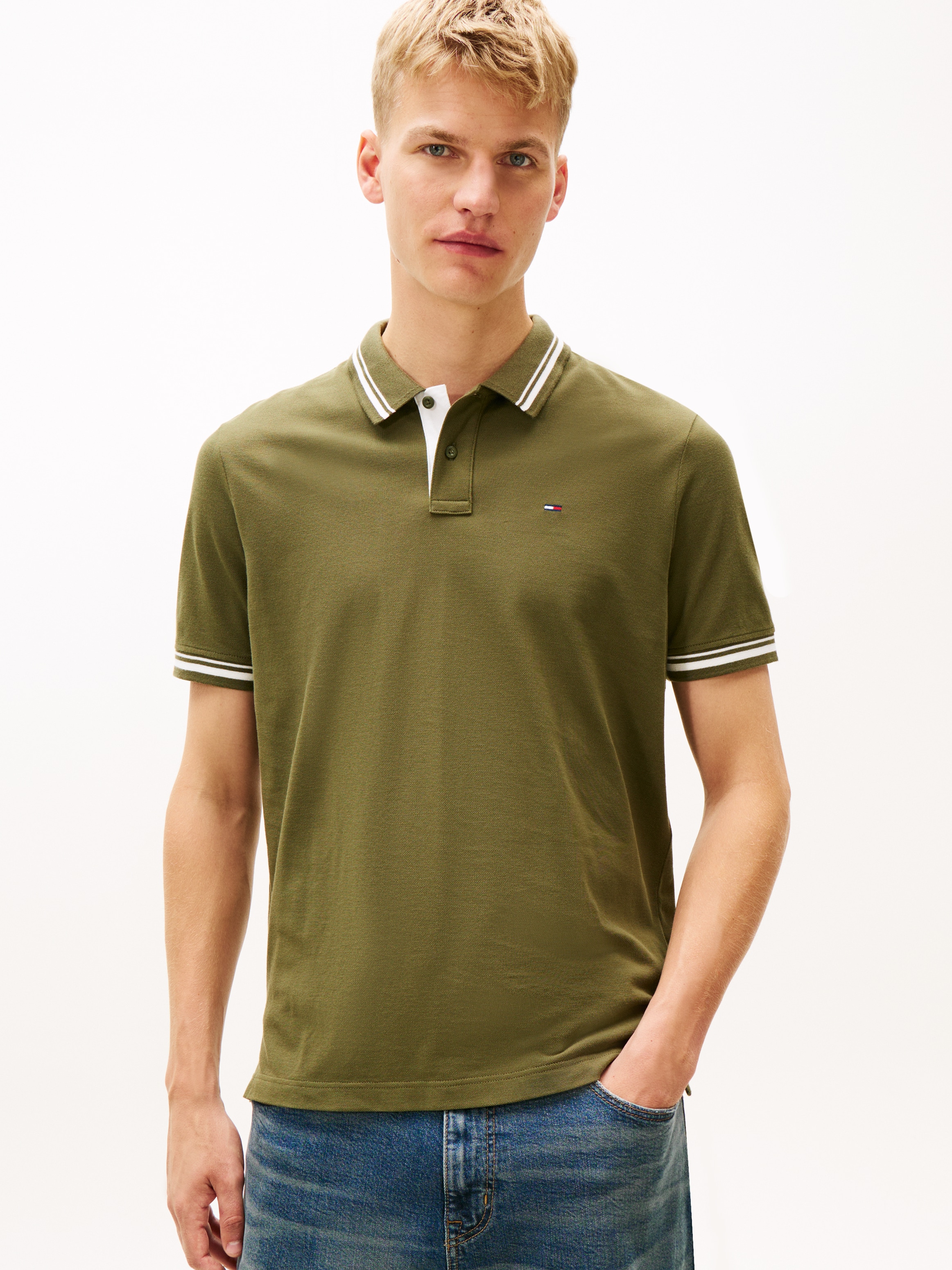 Tommy Jeans Poloshirt "TJM REG TIPPED POLO EXT" günstig online kaufen