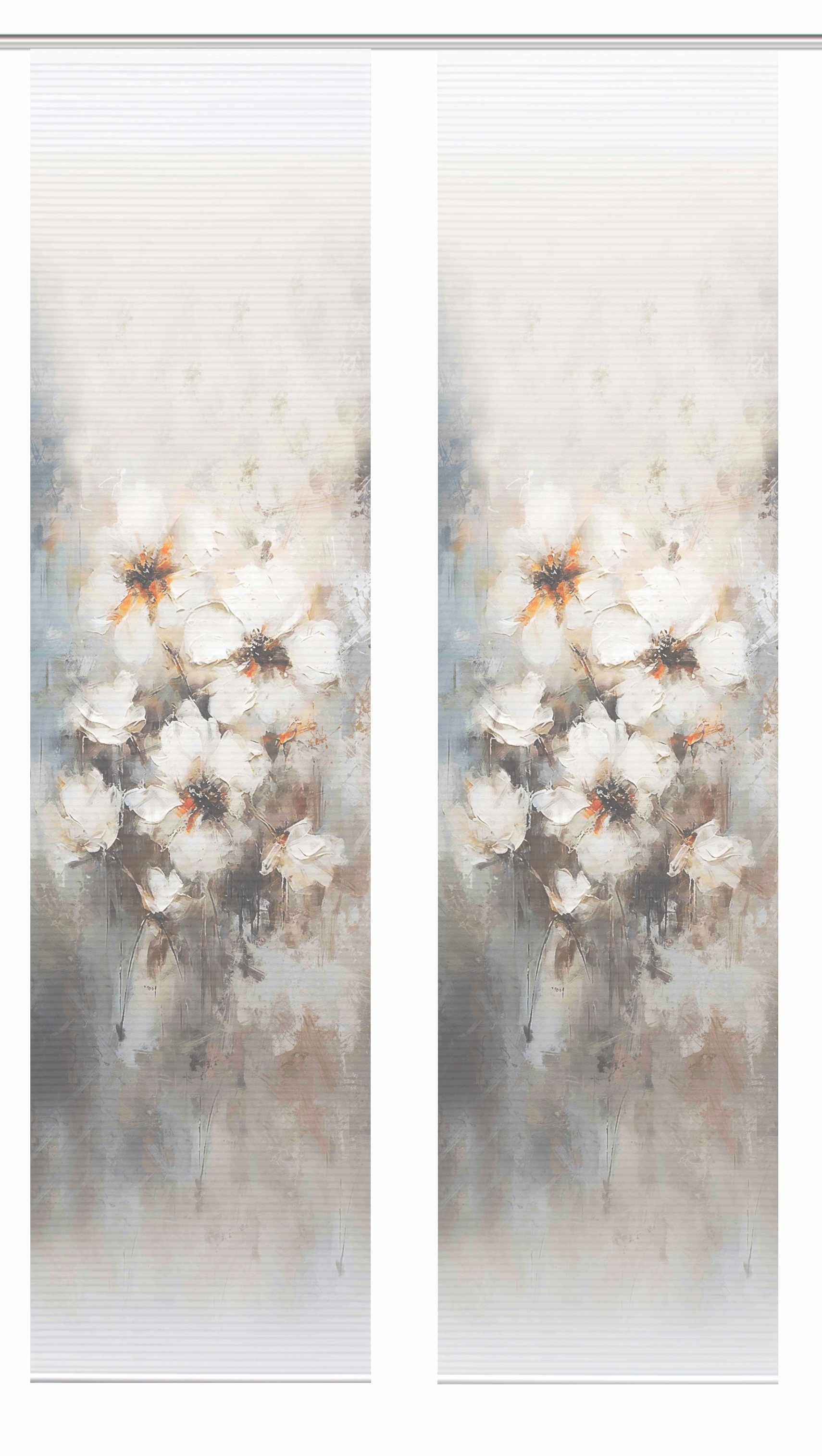 HOME in green Schiebegardine »ARISTEA« Paneelwagen 2 Stk. tlg. Bambusoptik, SET, recycelt, Digitaldruck