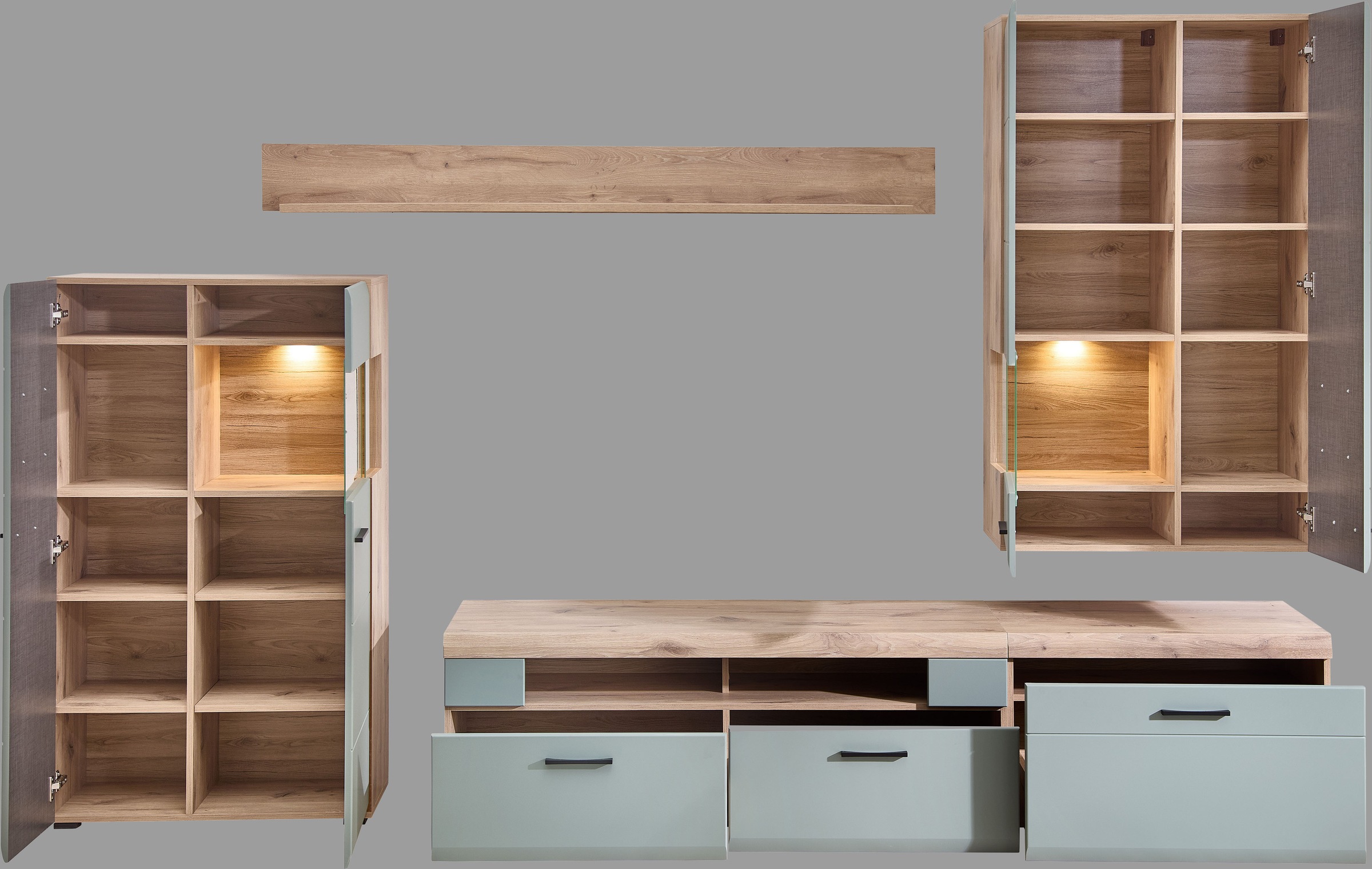 Innostyle Wohnwand "FUN PLUS II" 5 Stk. tlg. günstig online kaufen