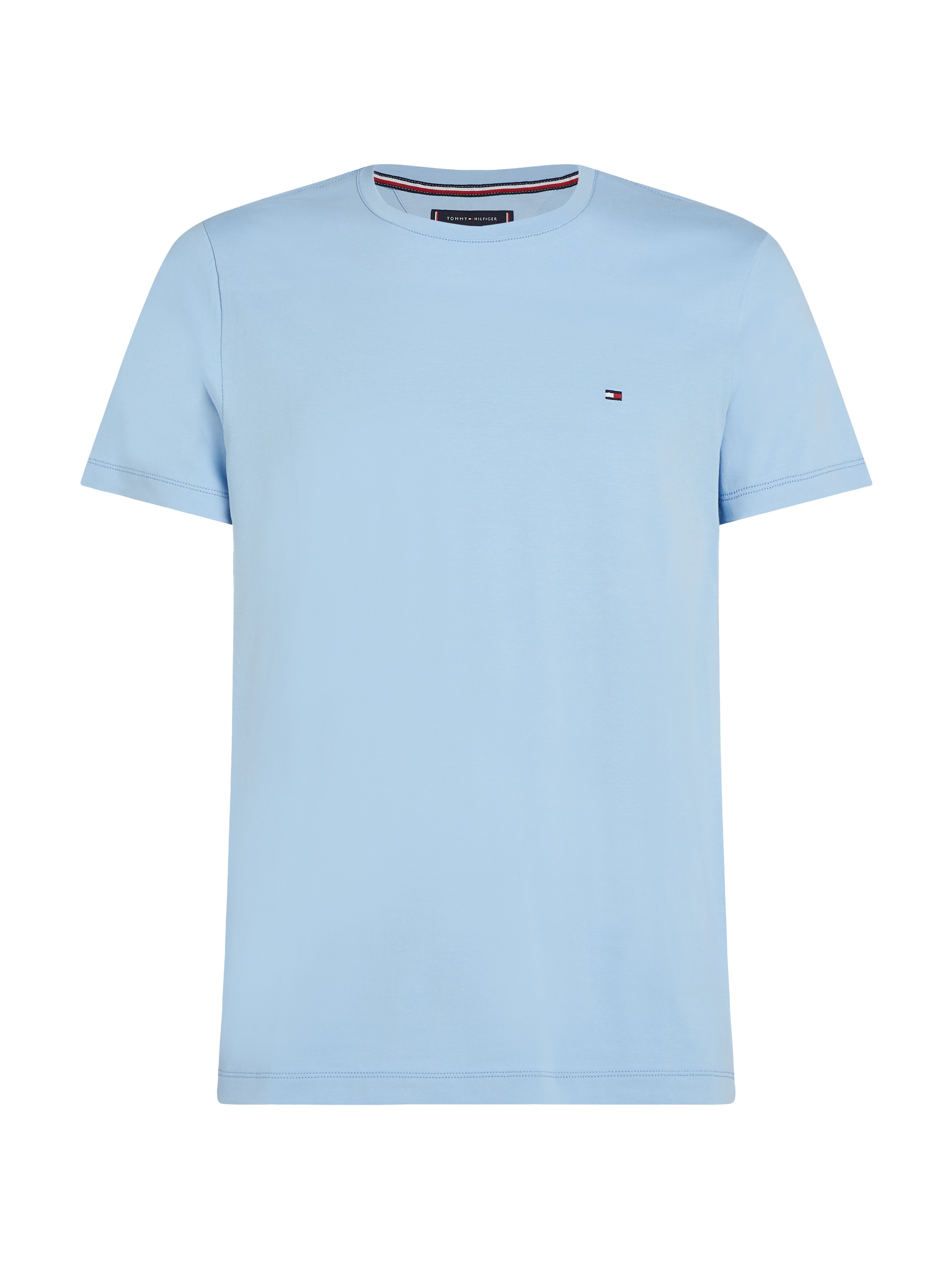 Tommy Hilfiger T-Shirt »STRETCH SLIM FIT TEE«, mit Rundhalsausschnitt