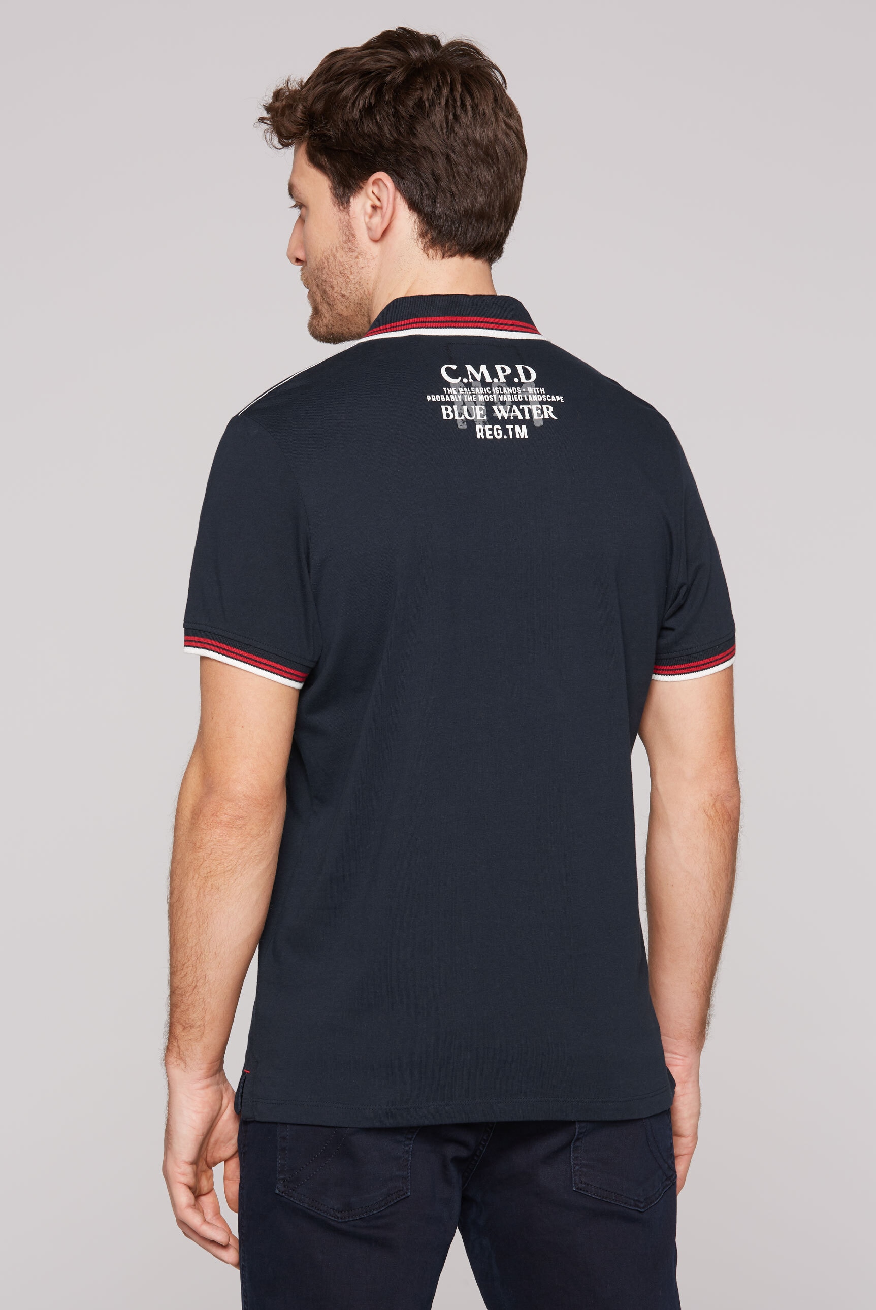 CAMP DAVID Poloshirt, aus Baumwolle