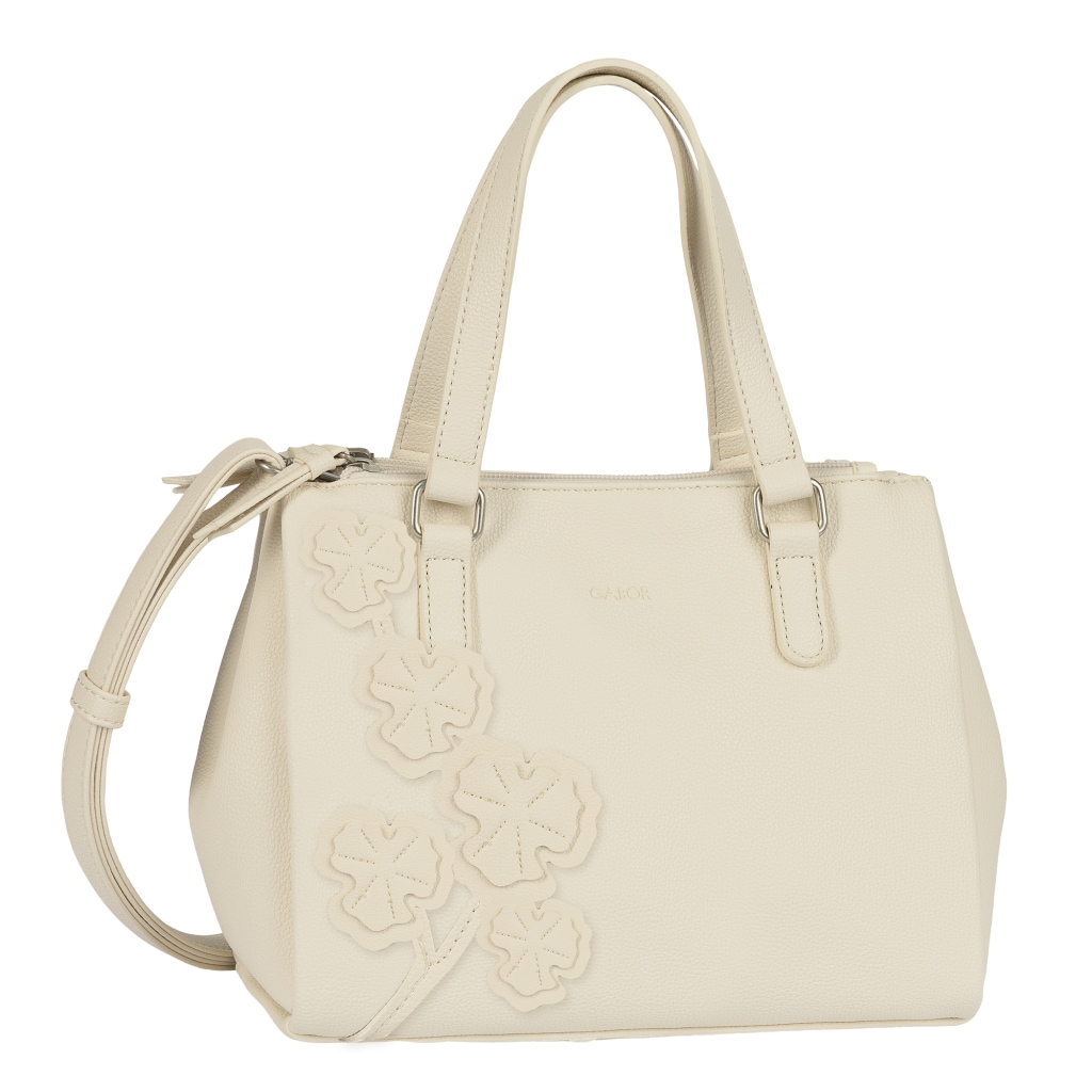 Gabor Shopper "Jovita" Mit Verspielten 3D-Blüten Auf Weich Genarbtem Lederimitat