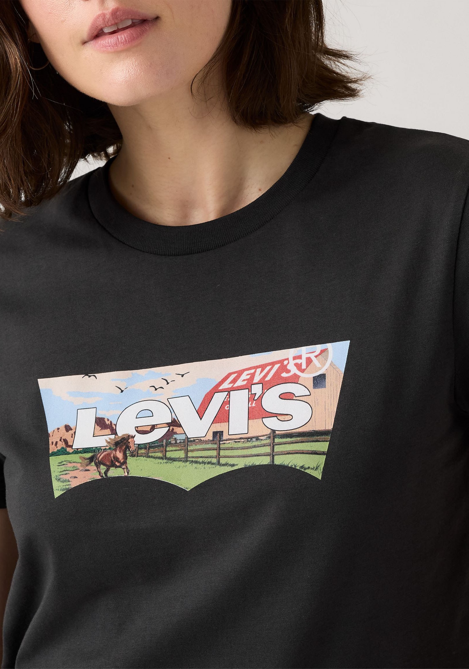 Levi's® T-Shirt »LV T-Shirt THE PERFECT TEE NEUTRALS«