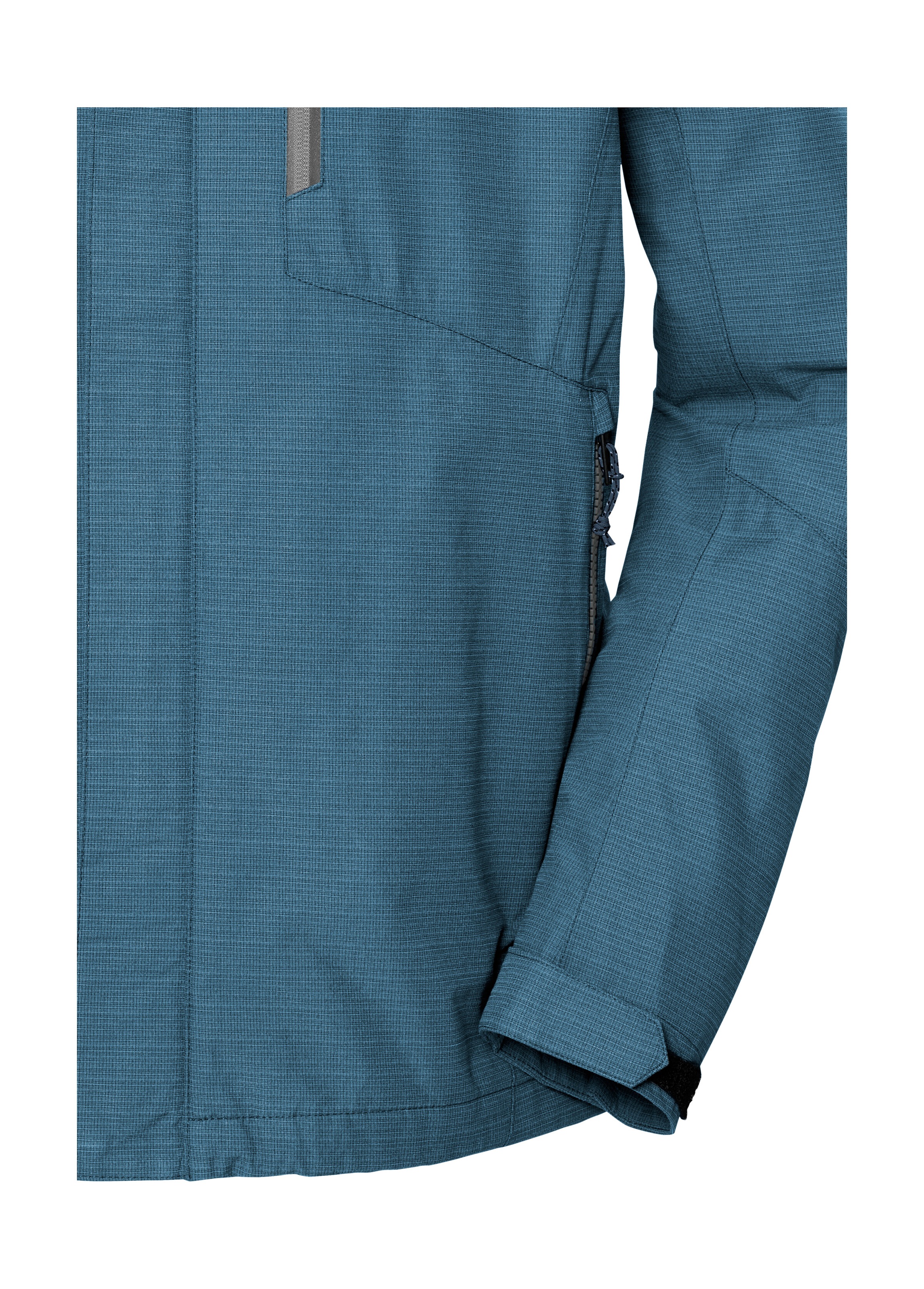 Funktionsjacke KILLTEC "KOS 256 MN JCKT", Herren, Gr. 3XL, blau, Obermaterial: 100% Polyester;Futter: 100% Polyester, Jacken Funktionsjacke, Wasser- und winddichte Herrenjacke, atmungsaktiv, abnehmbare Kapuze 3