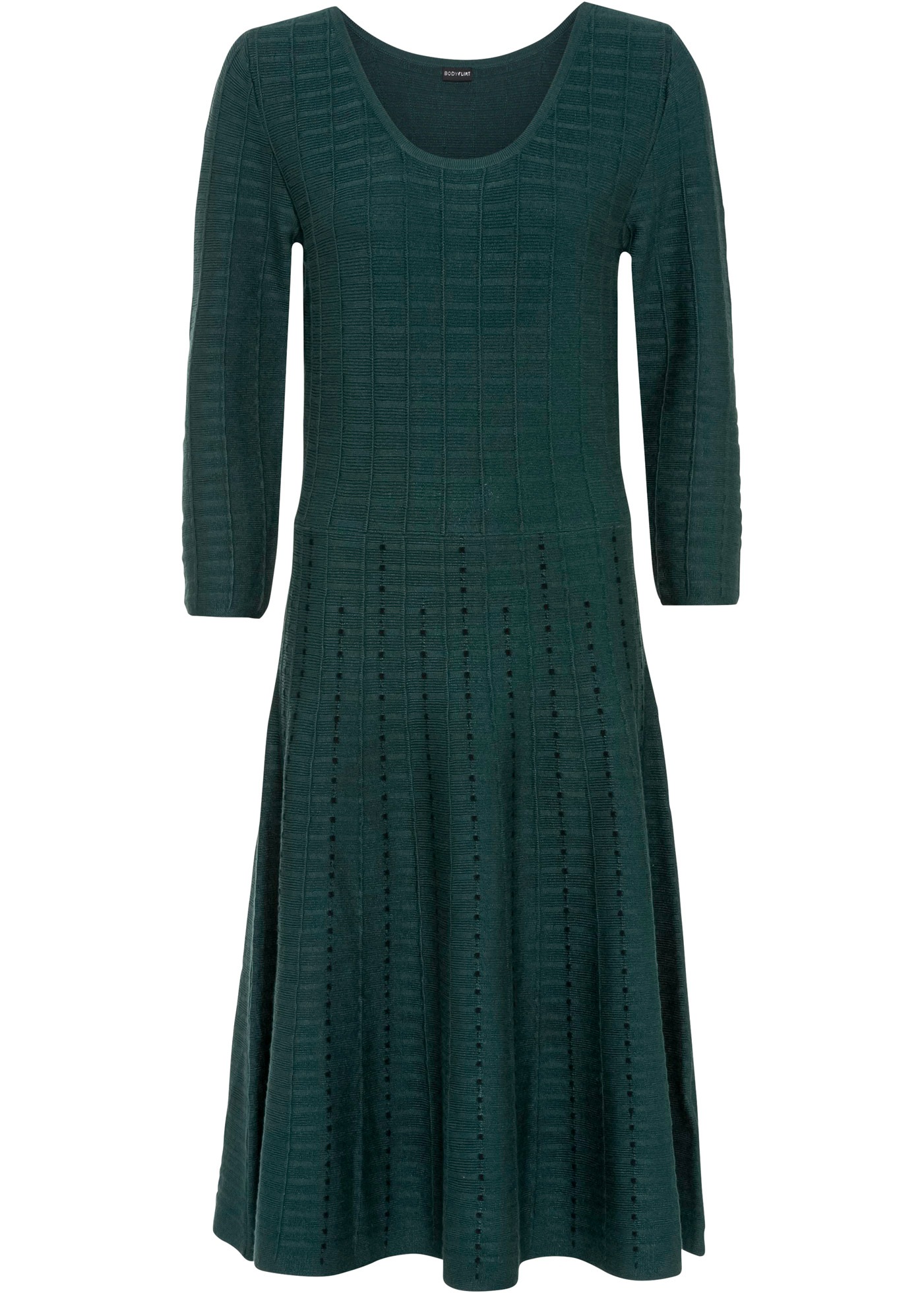 bonprix Strickkleid »Strickkleid aus fließendem Viskose-Mix« Strickkleid aus fließendem Viskose-Mix