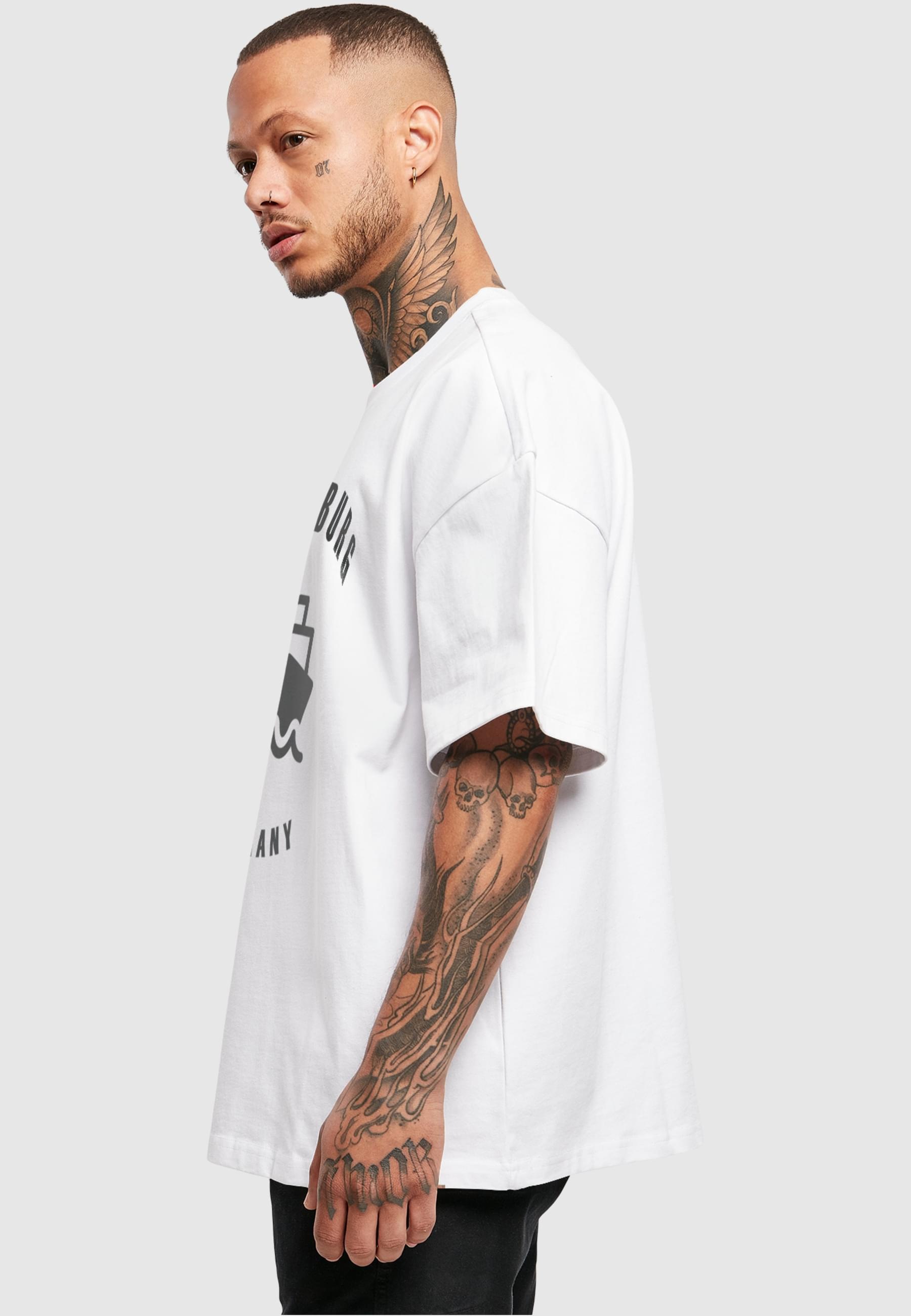 Merchcode T-Shirt »Merchcode Herren Hamburg Ultra Heavy Cotton Box T-Shirt«, (1 tlg.)