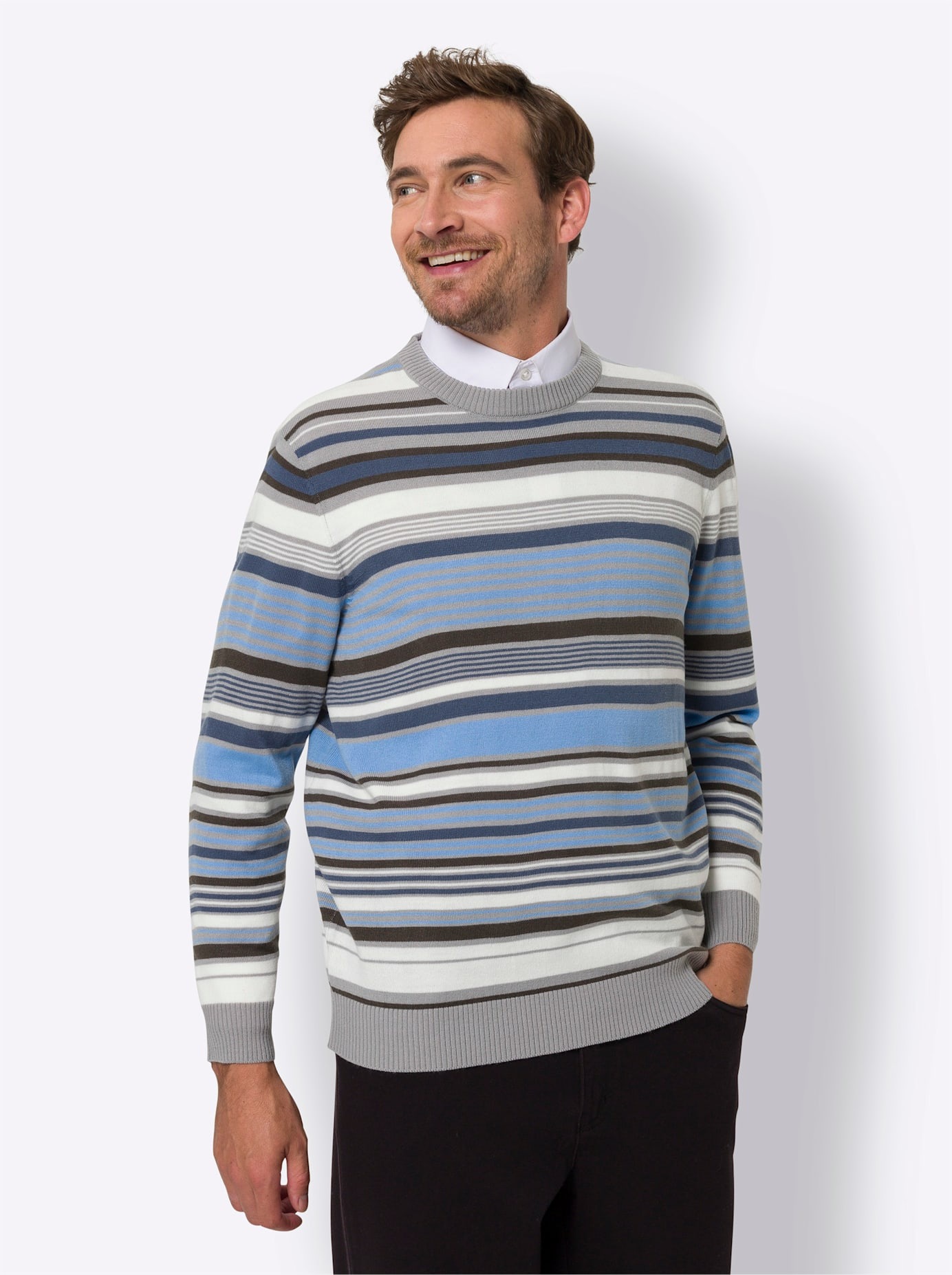 Classic Rundhalspullover »Rundhals-Pullover«