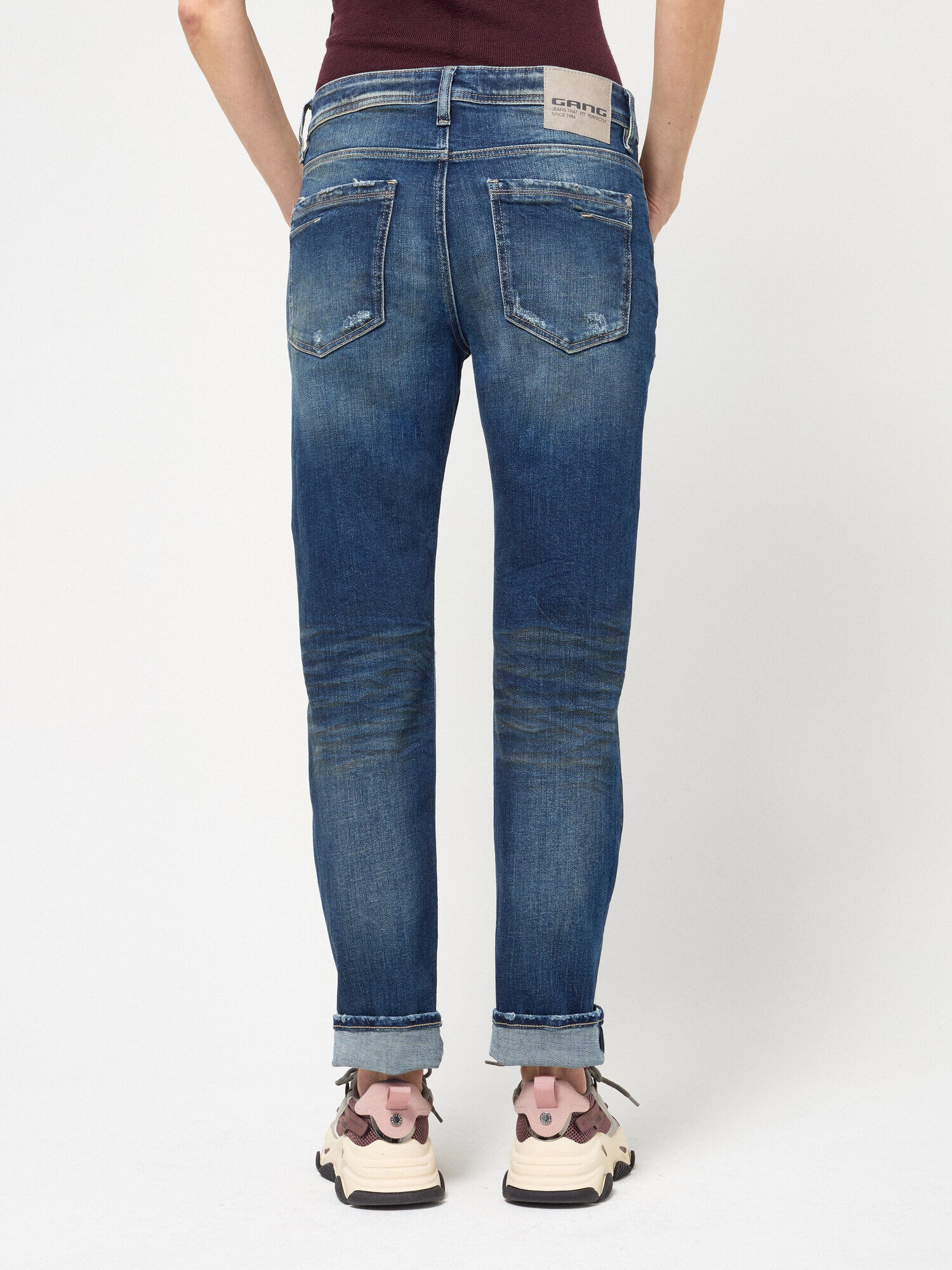 GANG Boyfriend-Jeans »94NICA WORKER« im androgynen Look