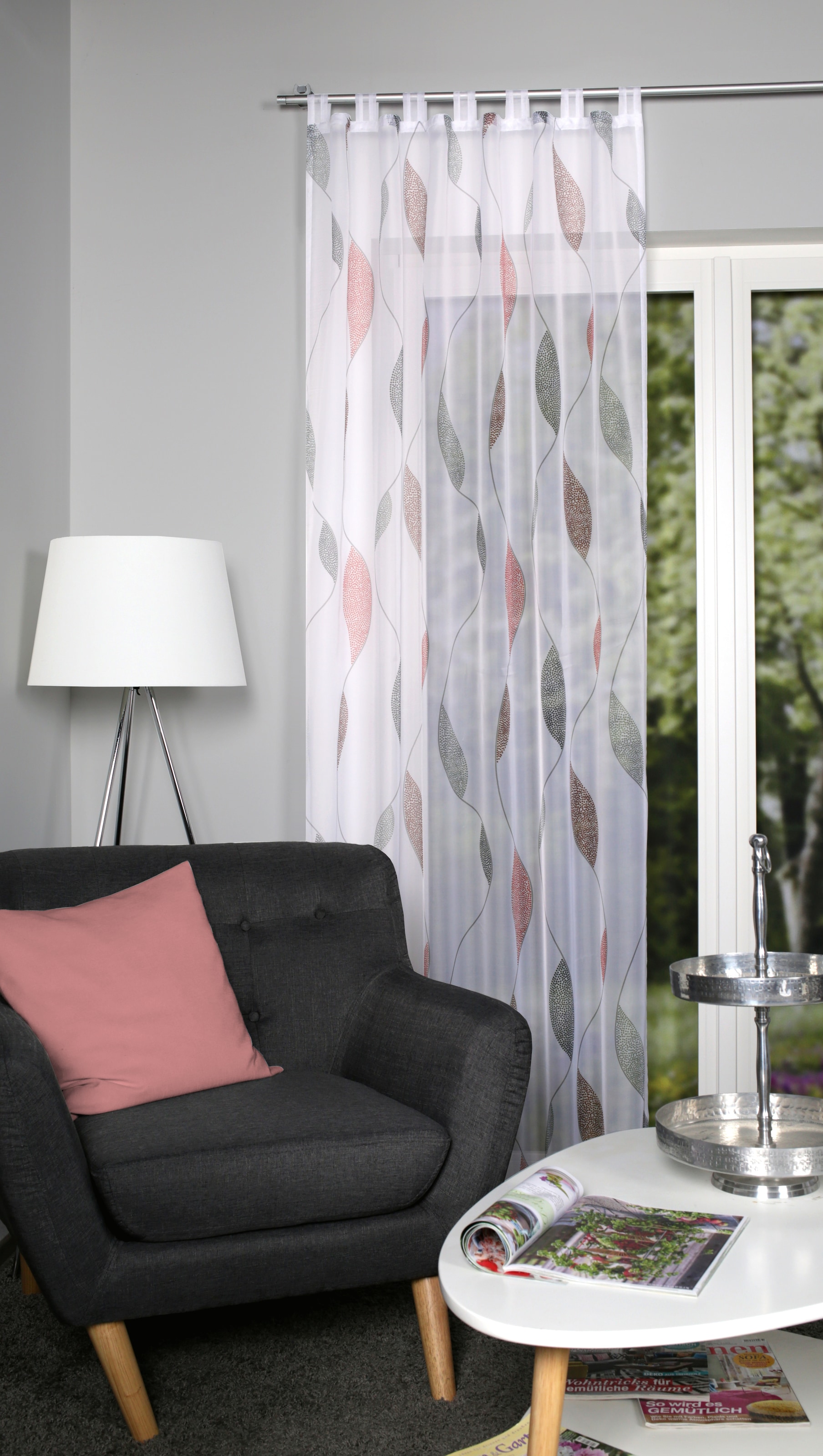 HOME WOHNIDEEN Gardine »PAOLO«, (1 St.), halbtransparent