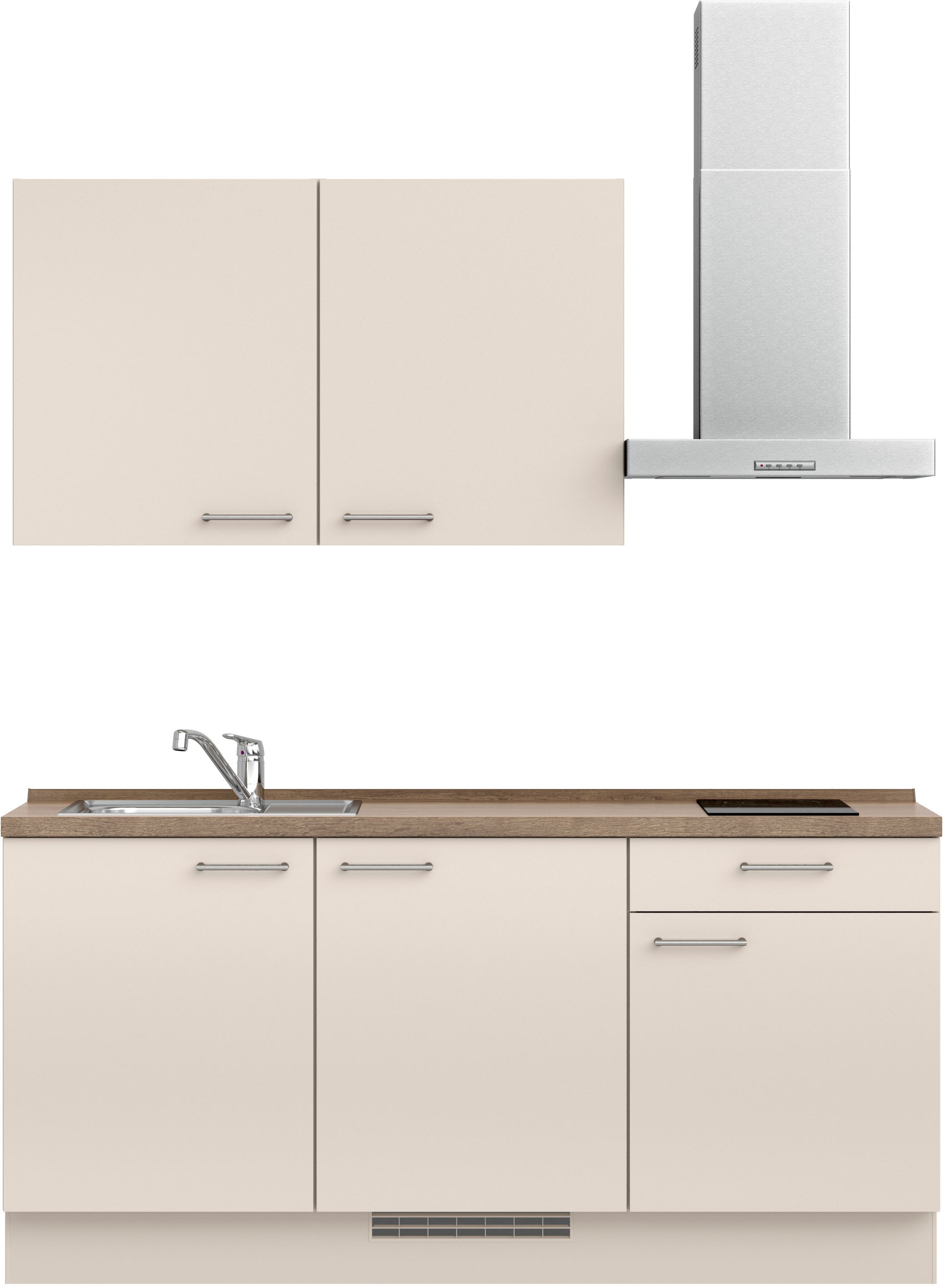 nobilia Küchenzeile ""Laser I",Ausrichtung wählbar, Breite 180 cm" vormonti günstig online kaufen