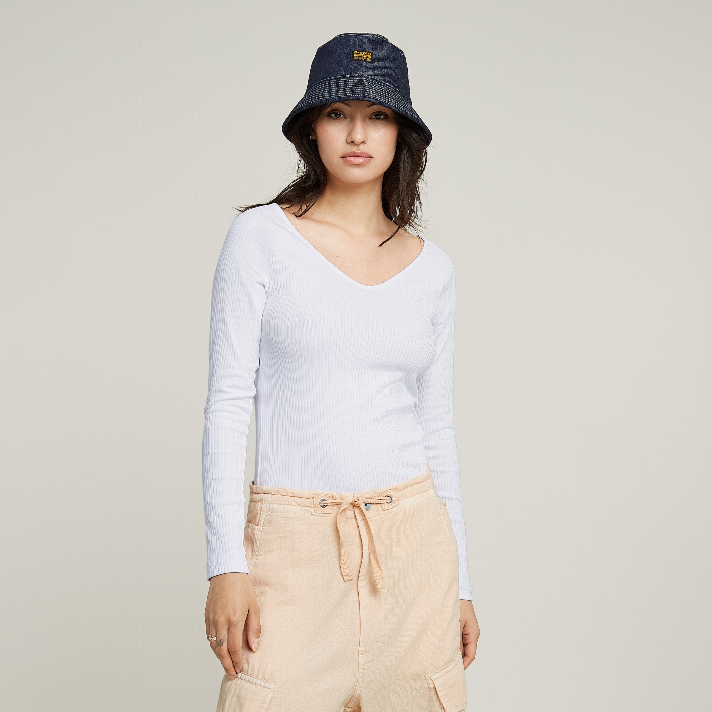 G-STAR Longsleeve Slim Rib mit Stretchanteil günstig online kaufen