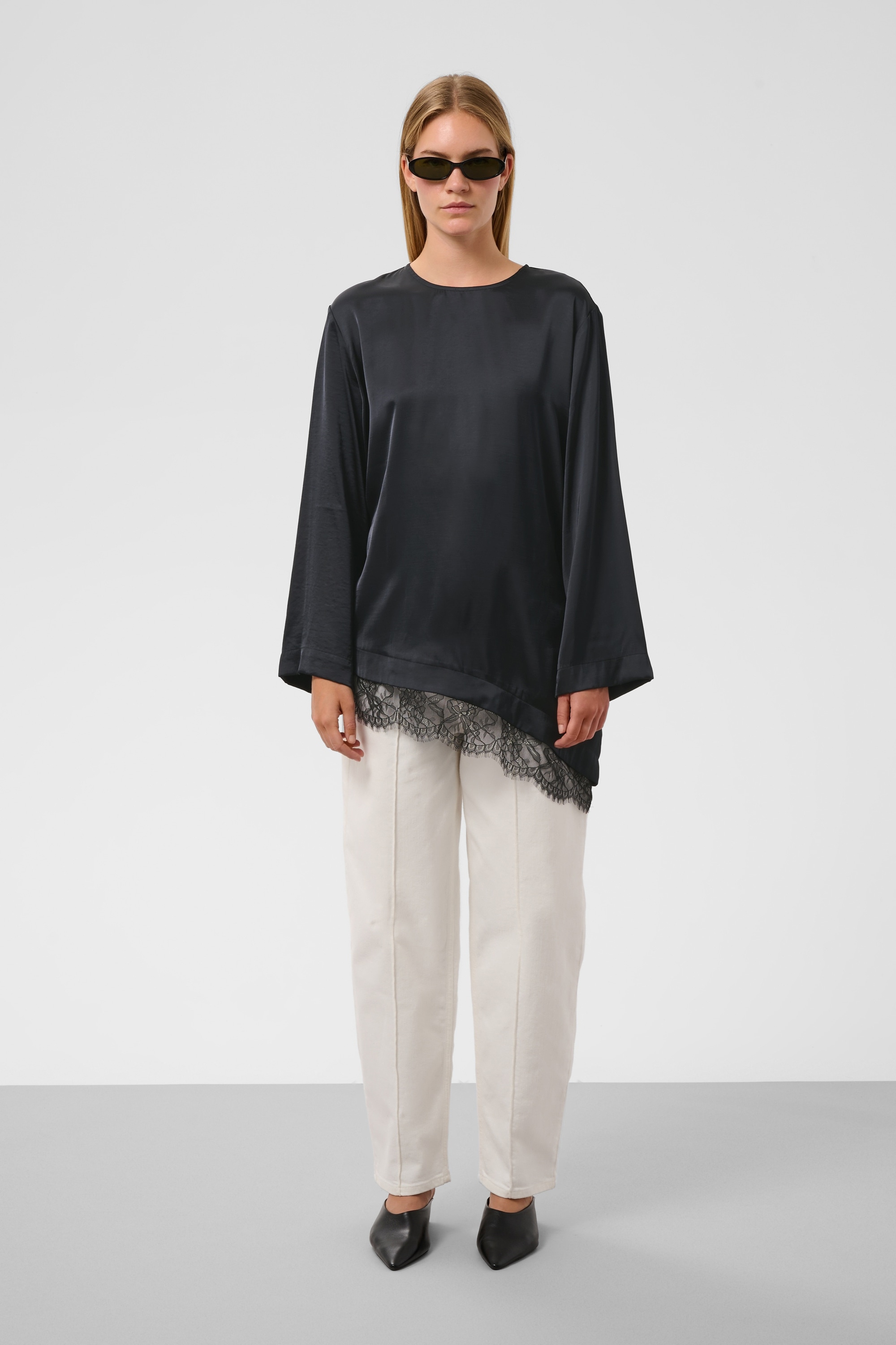 SOAKED IN LUXURY Langarmbluse »Damen Bluse langarm SLVerona«